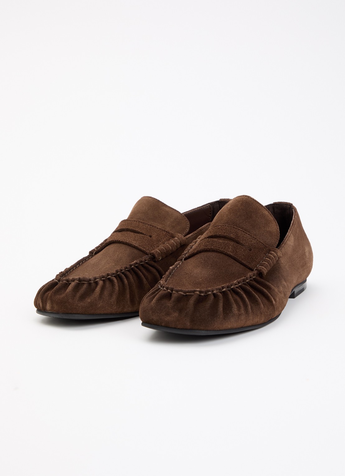 ALOHAS Aven loafer van suède - detail bruin