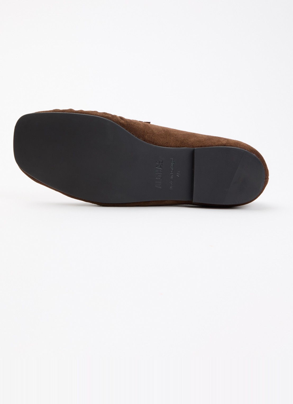 ALOHAS Aven loafer van suède - detail 3 bruin