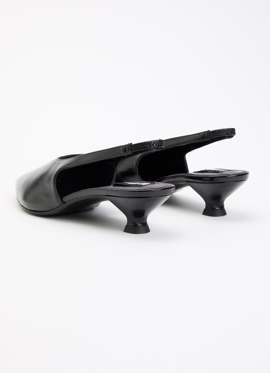 ALOHAS Eros slingback van leer - achterkant 5 zwart