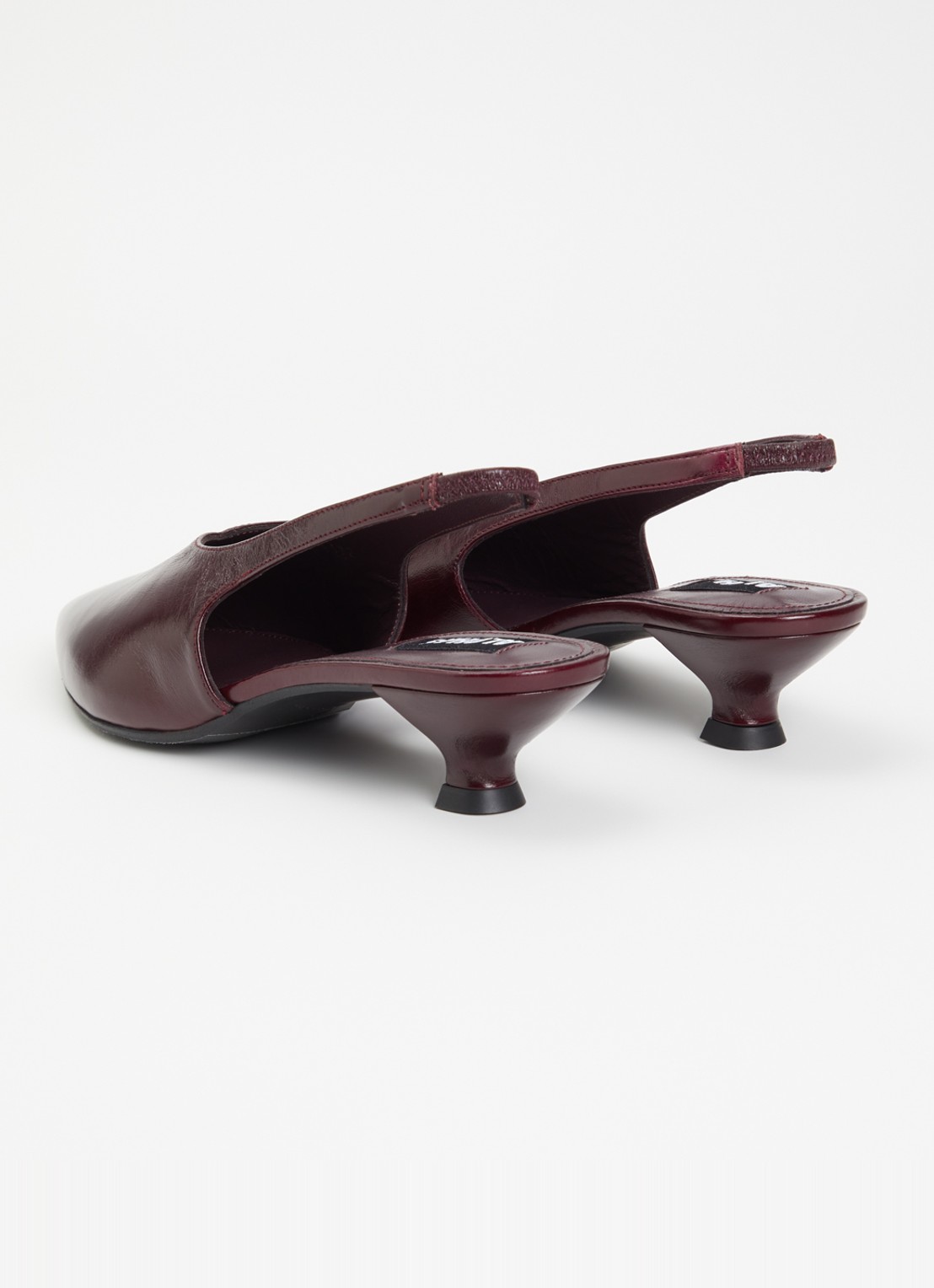 ALOHAS Eros slingback van leer - achterkant 5 bordeauxrood