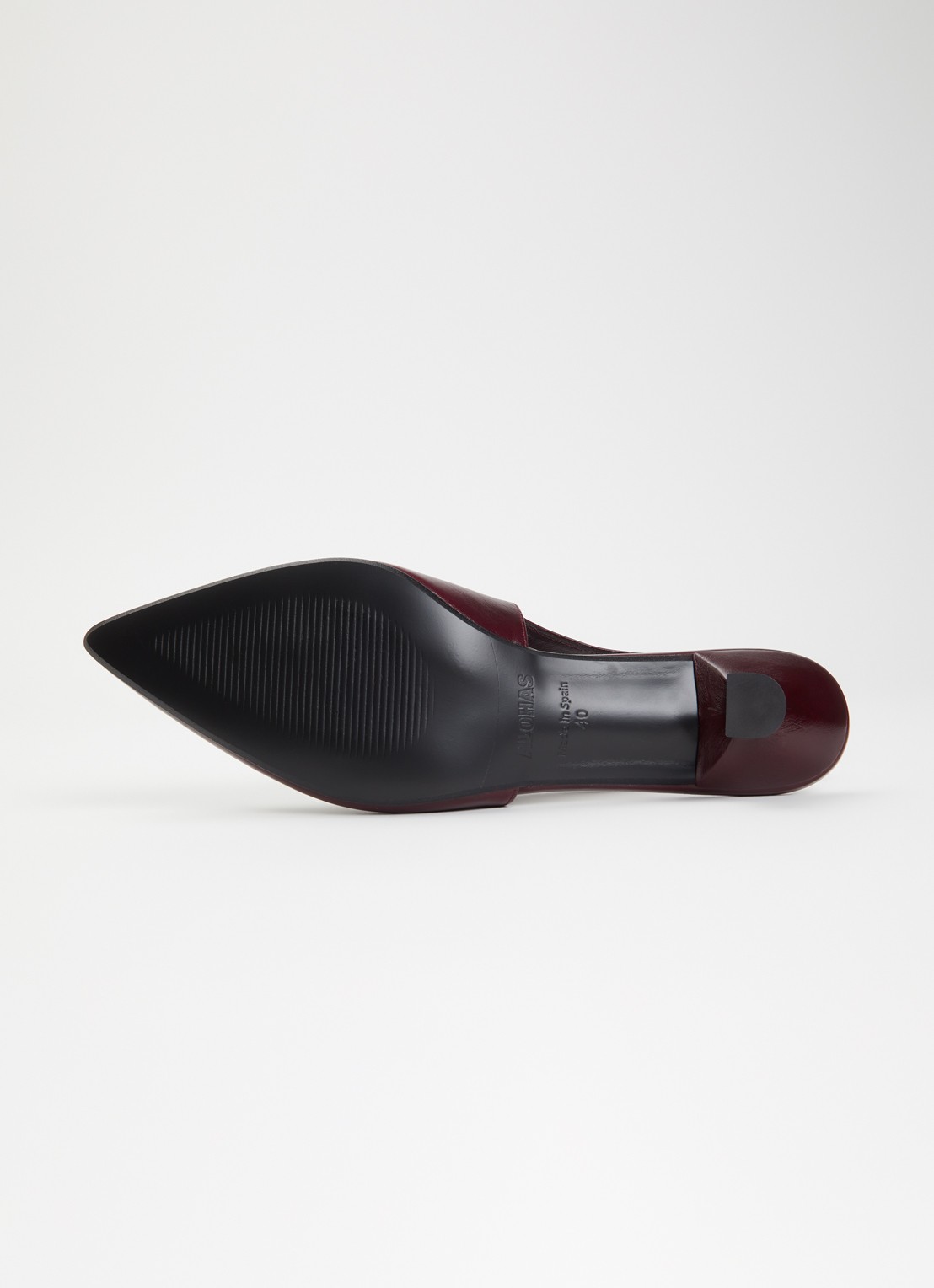 ALOHAS Eros slingback van leer - detail 3 bordeauxrood