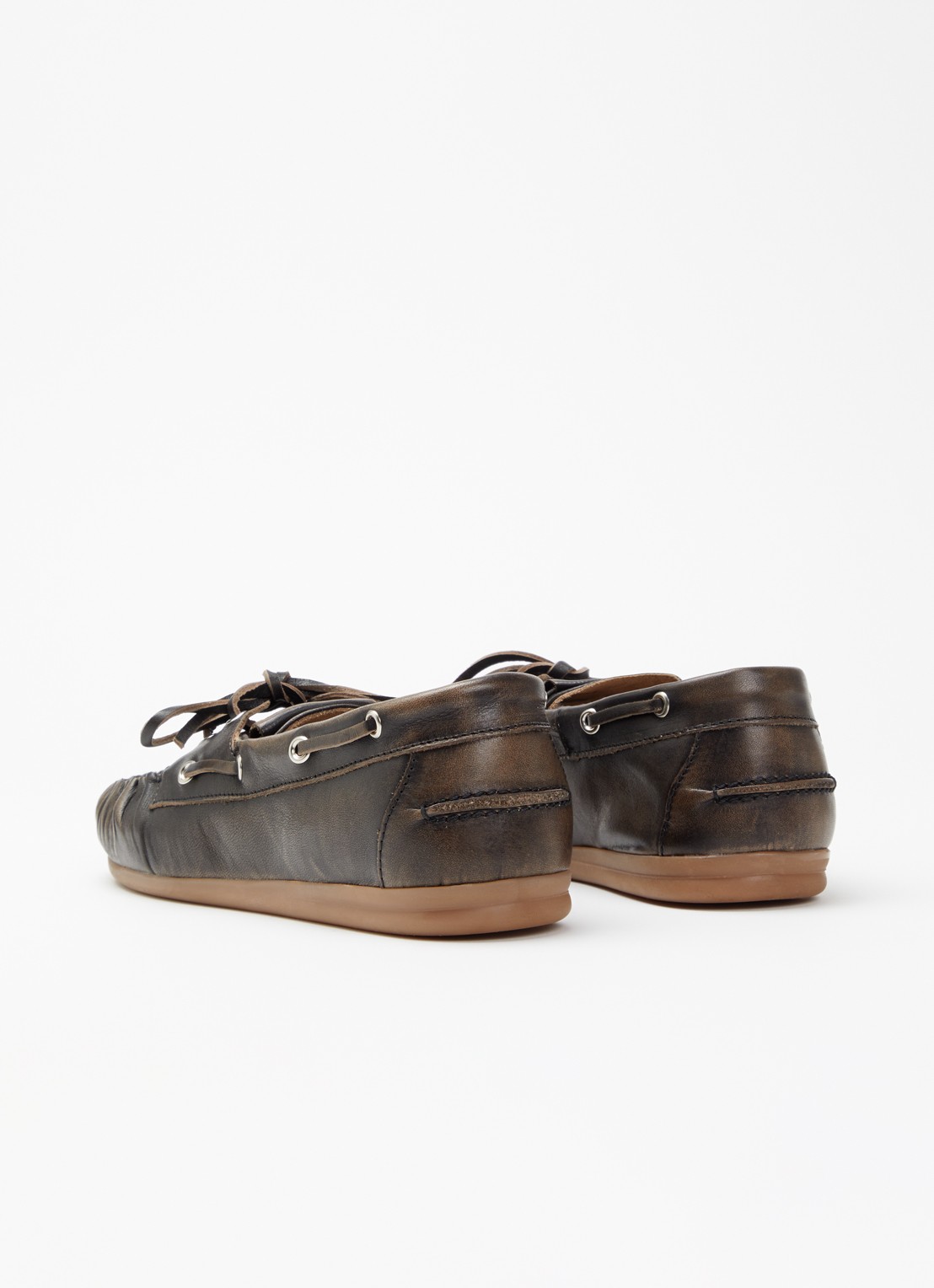 ALOHAS Rowan bootschoen van leer - achterkant 4 bruin