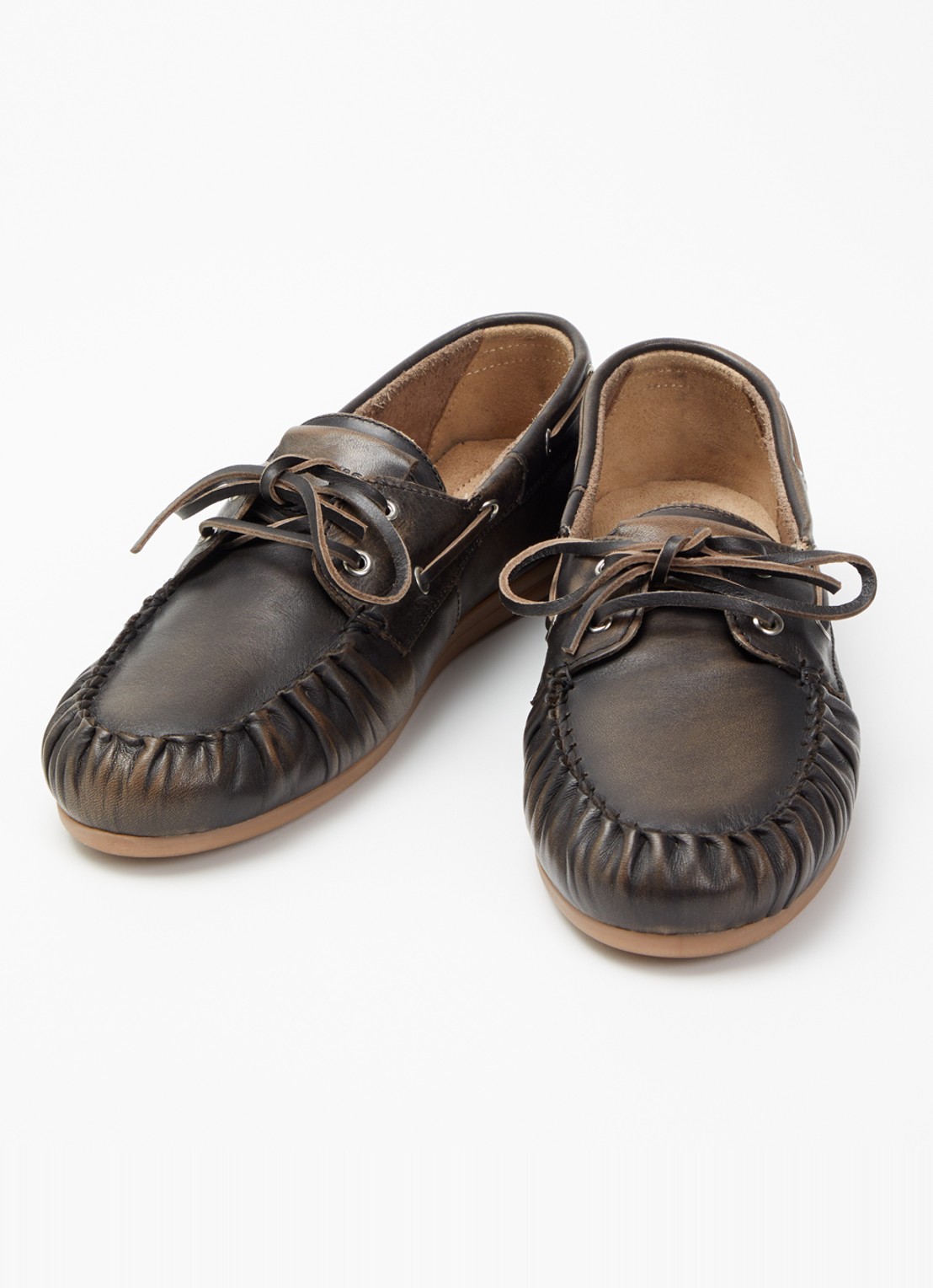ALOHAS Rowan bootschoen van leer - detail bruin