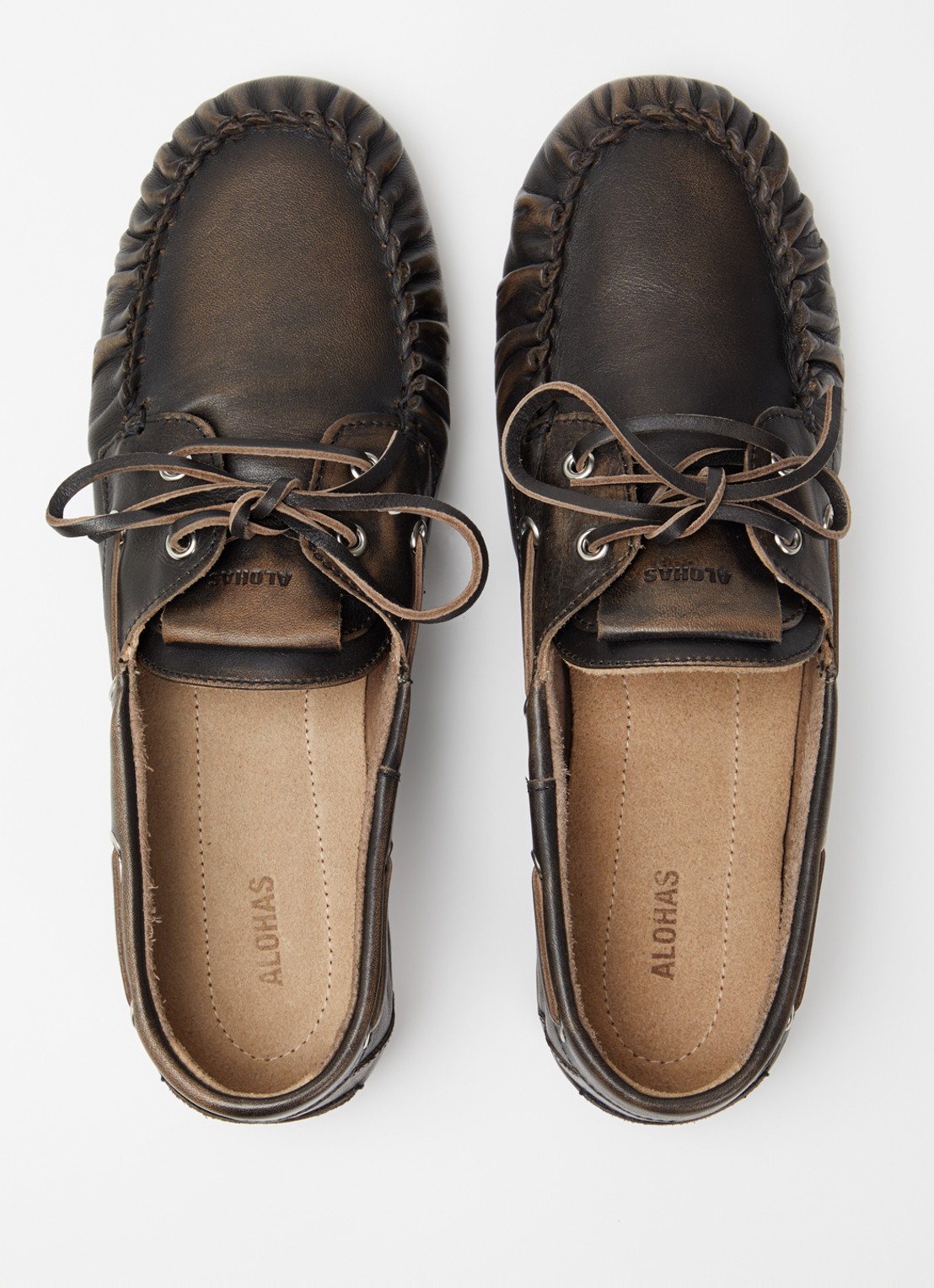 ALOHAS Rowan bootschoen van leer - detail 2 bruin