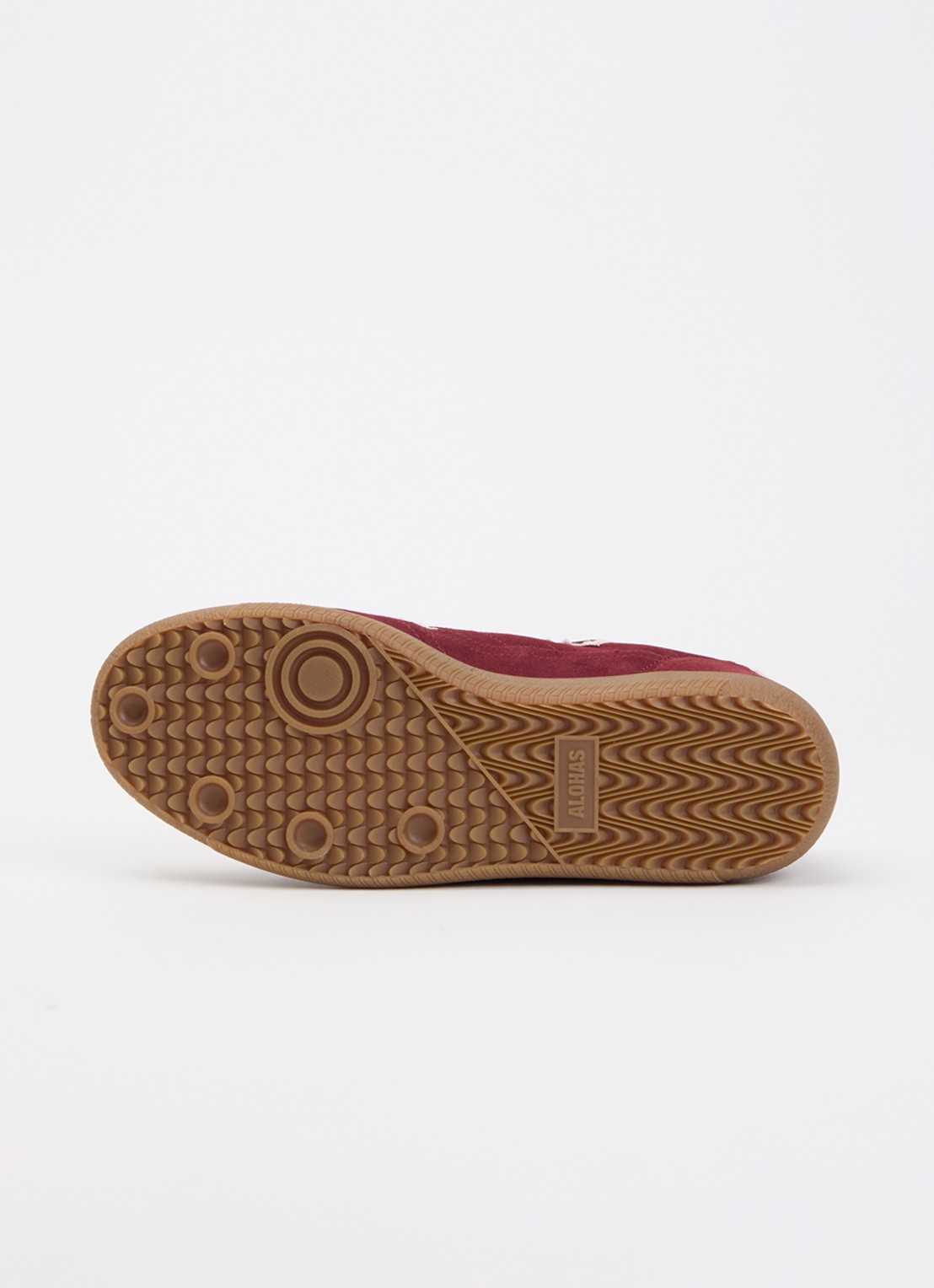 ALOHAS Tb.490 Crochet sneaker van suède - detail 5 bordeauxrood