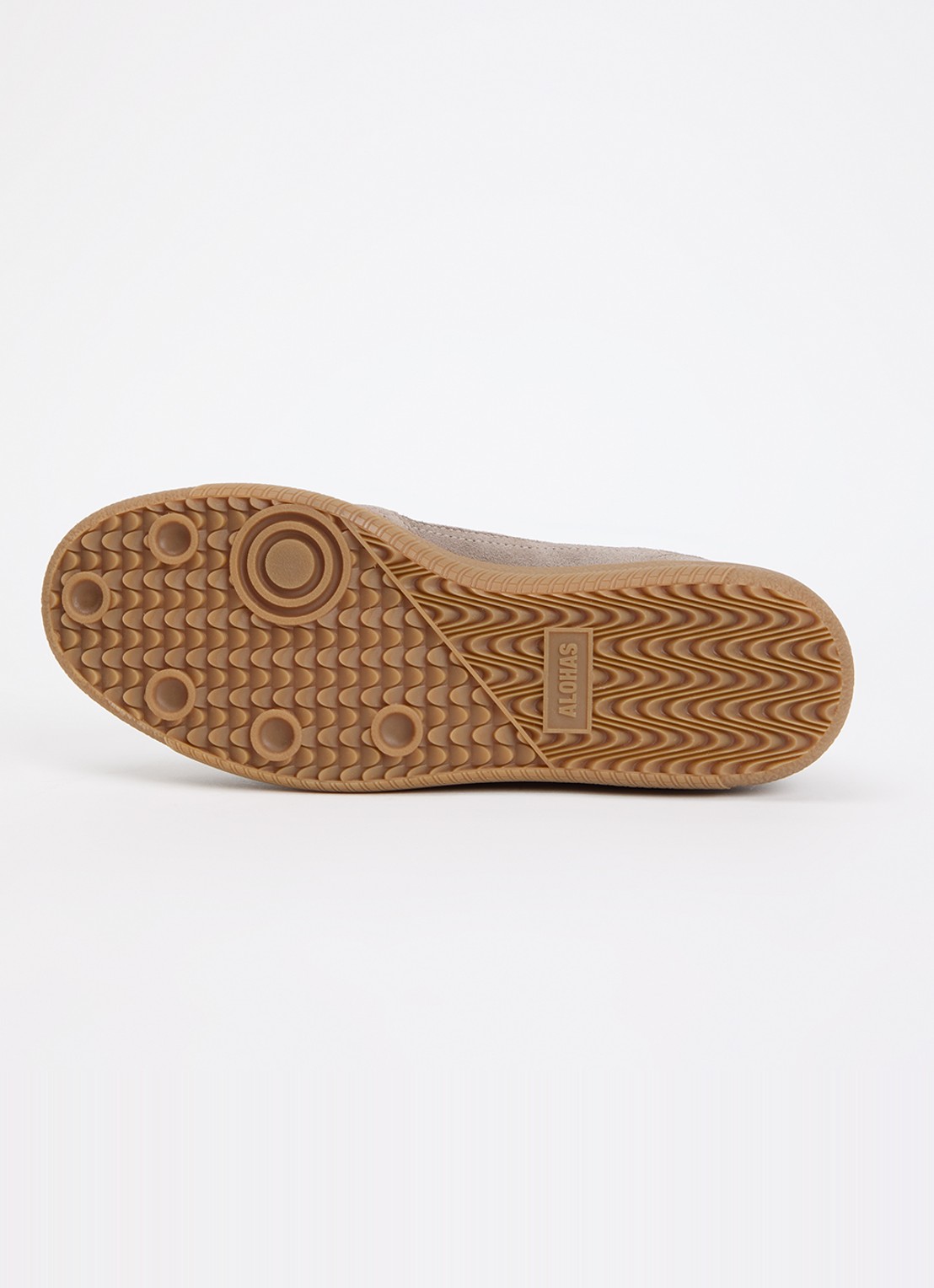 ALOHAS Tb.490 Rife sneaker van suède - detail 3 taupe