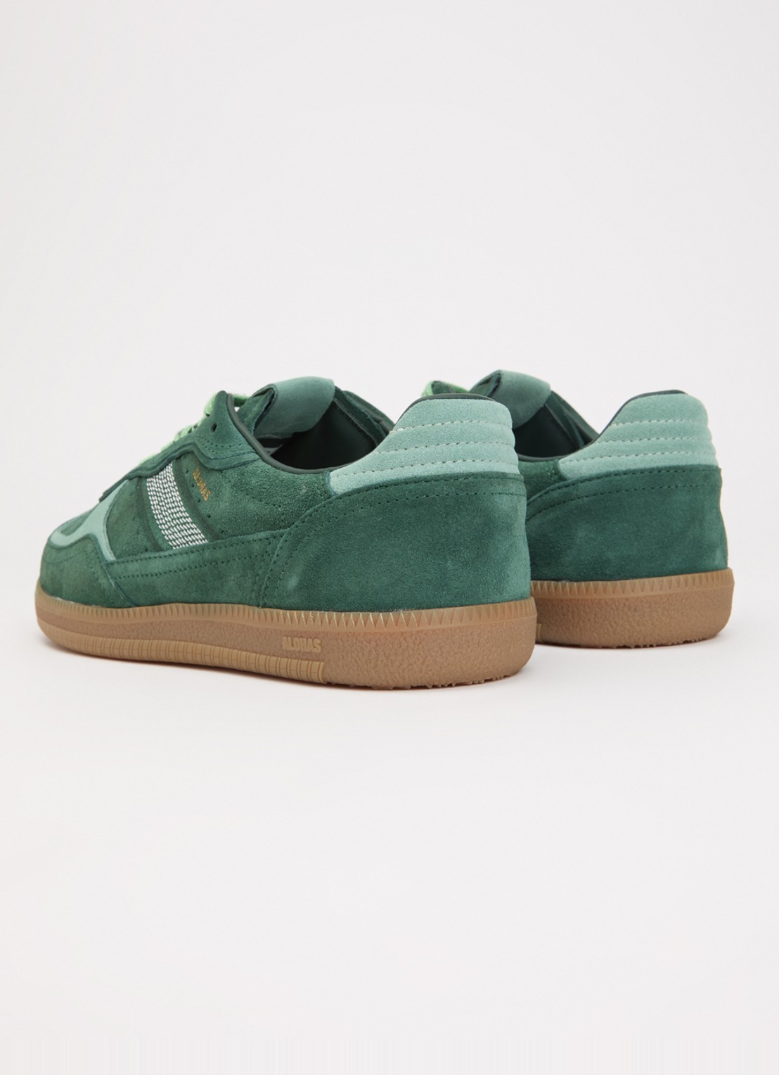 ALOHAS Tb.490 Rife sneaker van suède - achterkant donkergroen