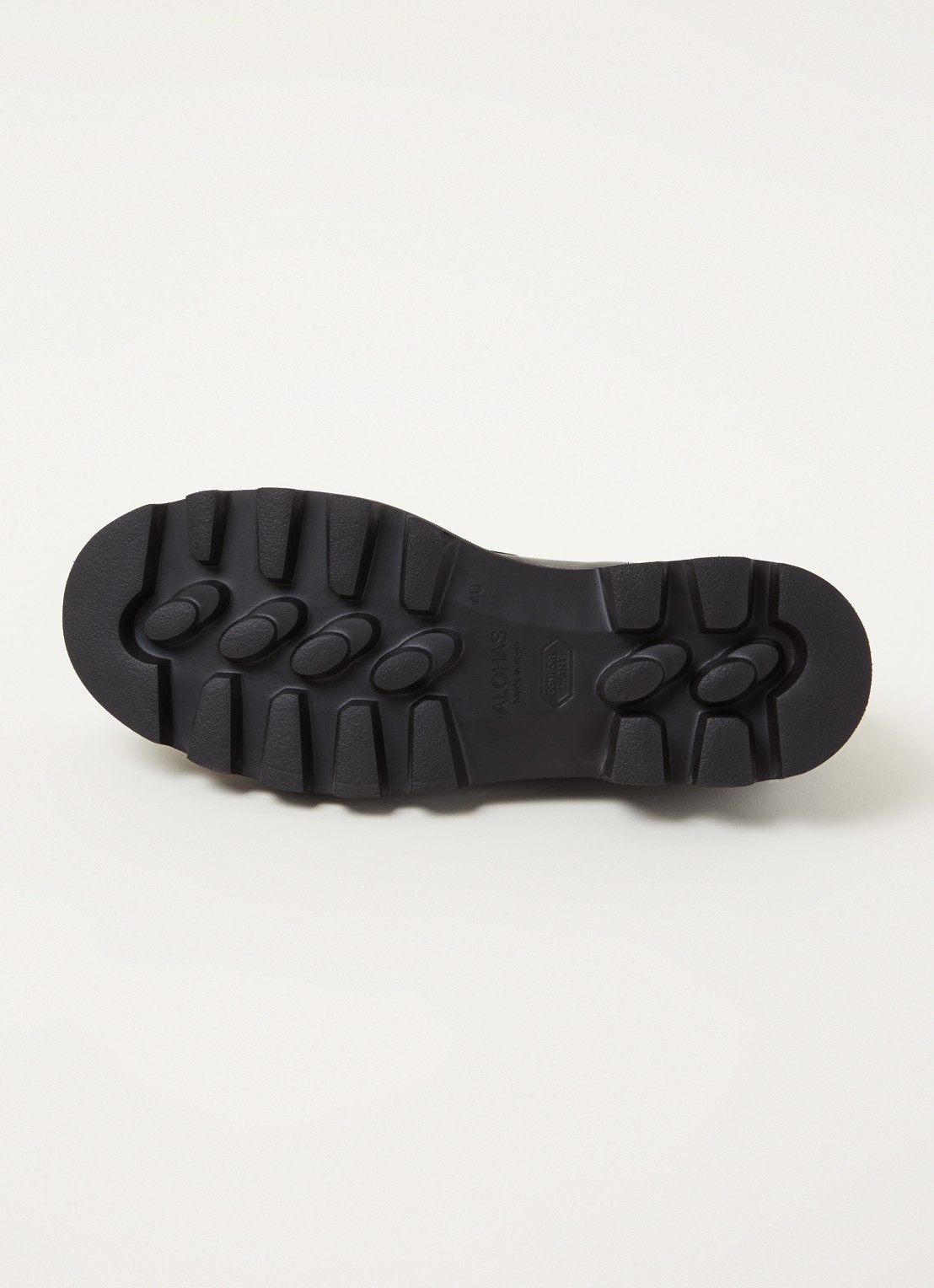 ALOHAS Track Total loafer van leer - detail 4 zwart