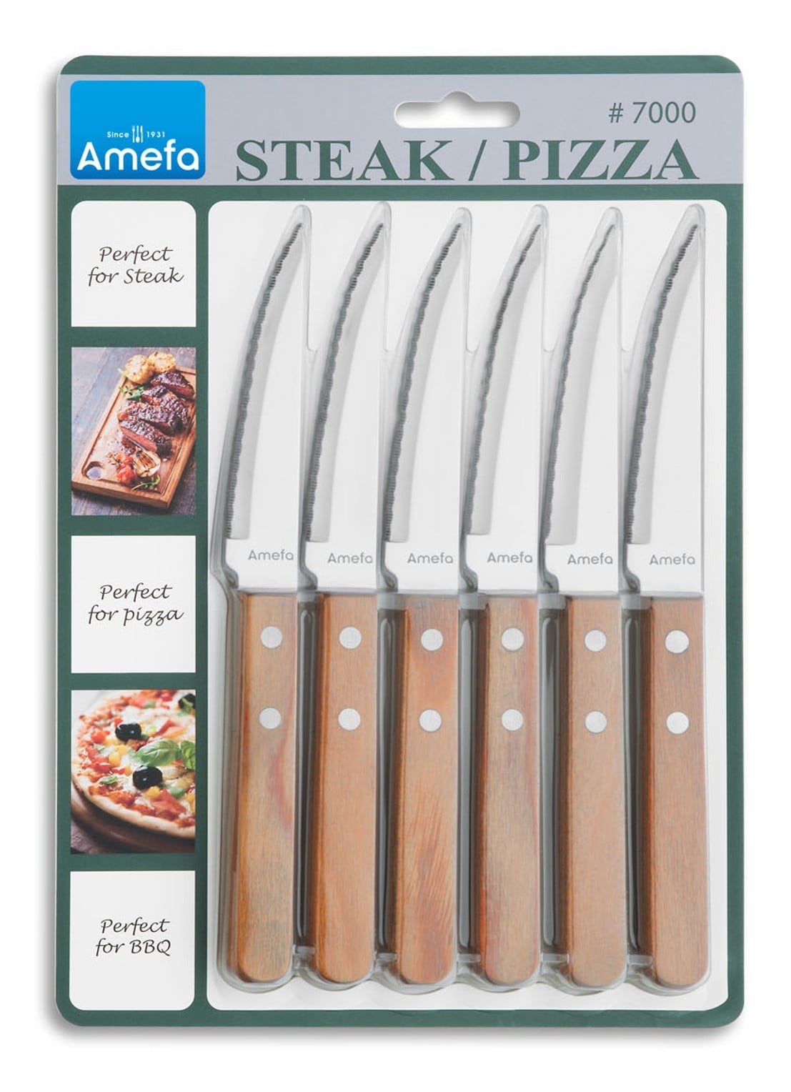 Amefa Steak messenset 6-delig - detail 3 bruin