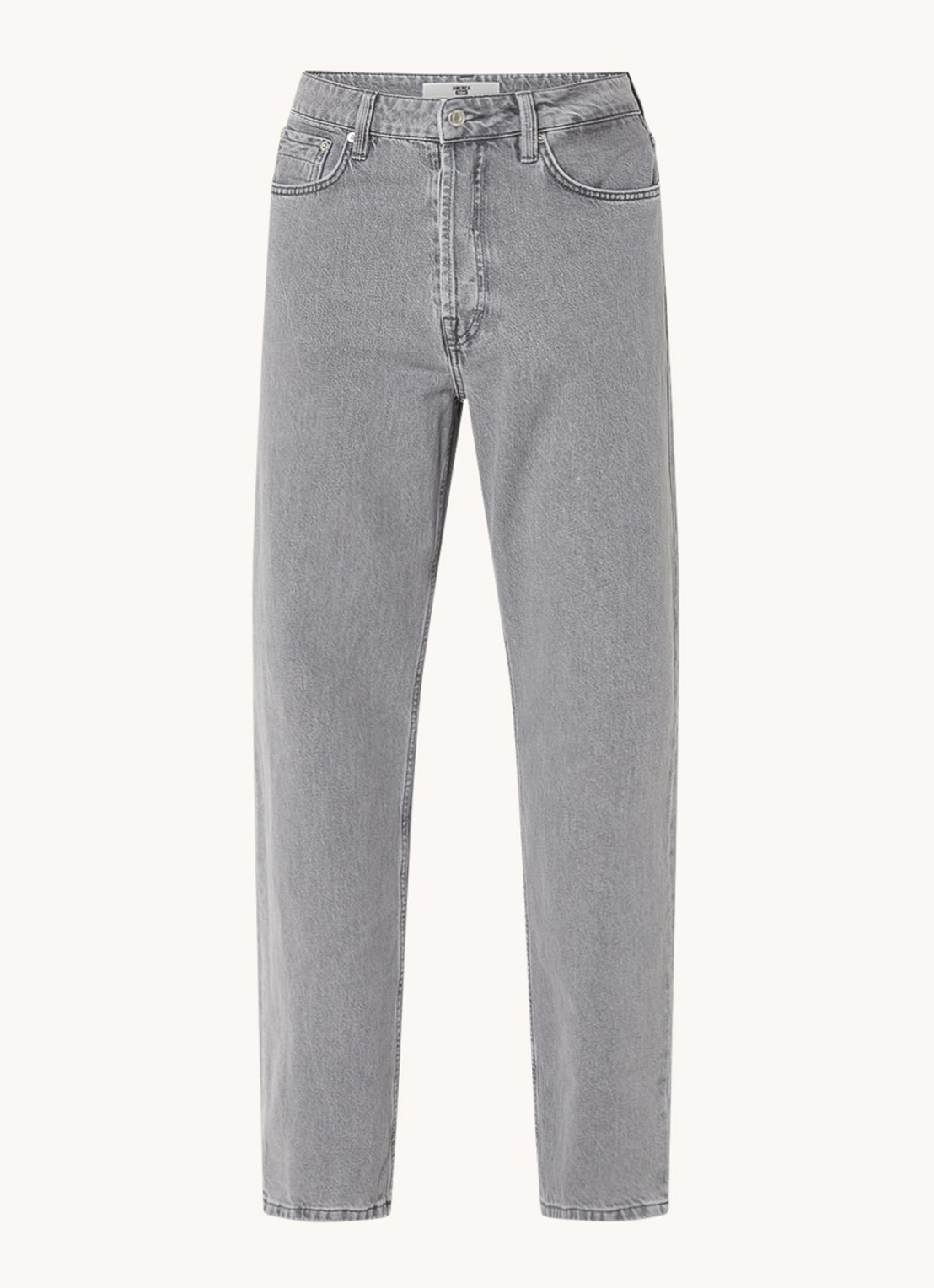 America Today Dallas loose fit jeans met gekleurde wassing - voorkant grijs