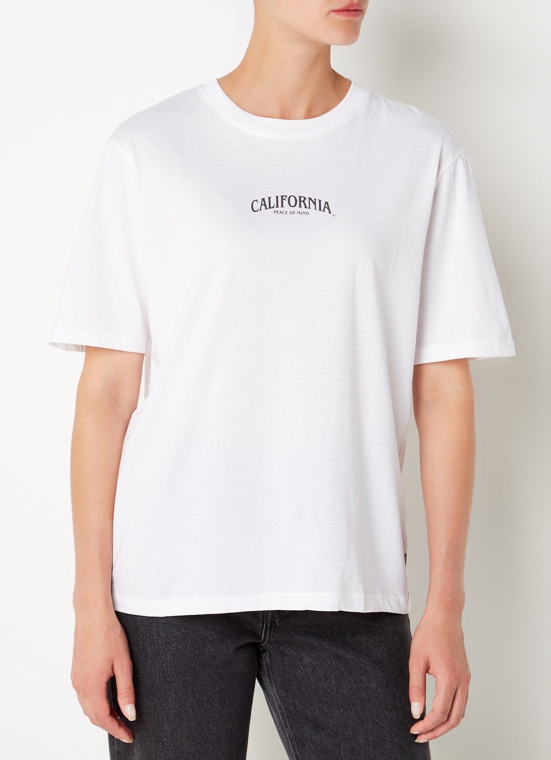 America Today Elle T-shirt met print - detail wit