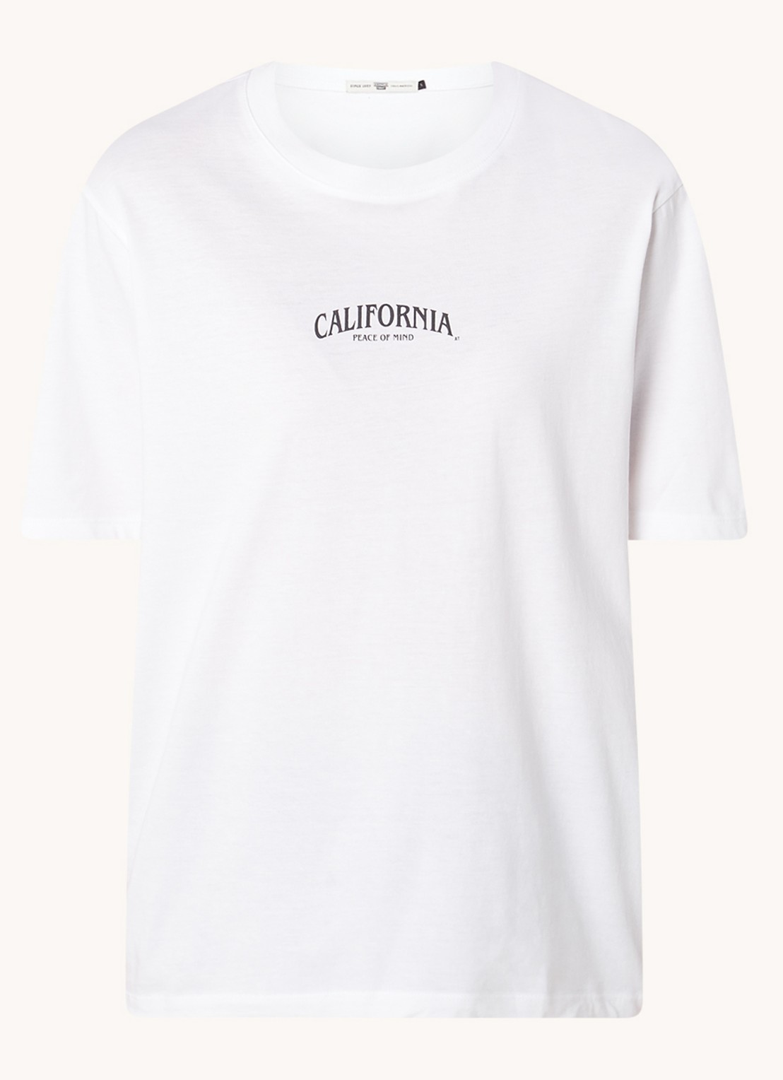 America Today Elle T-shirt met print - voorkant 3 wit