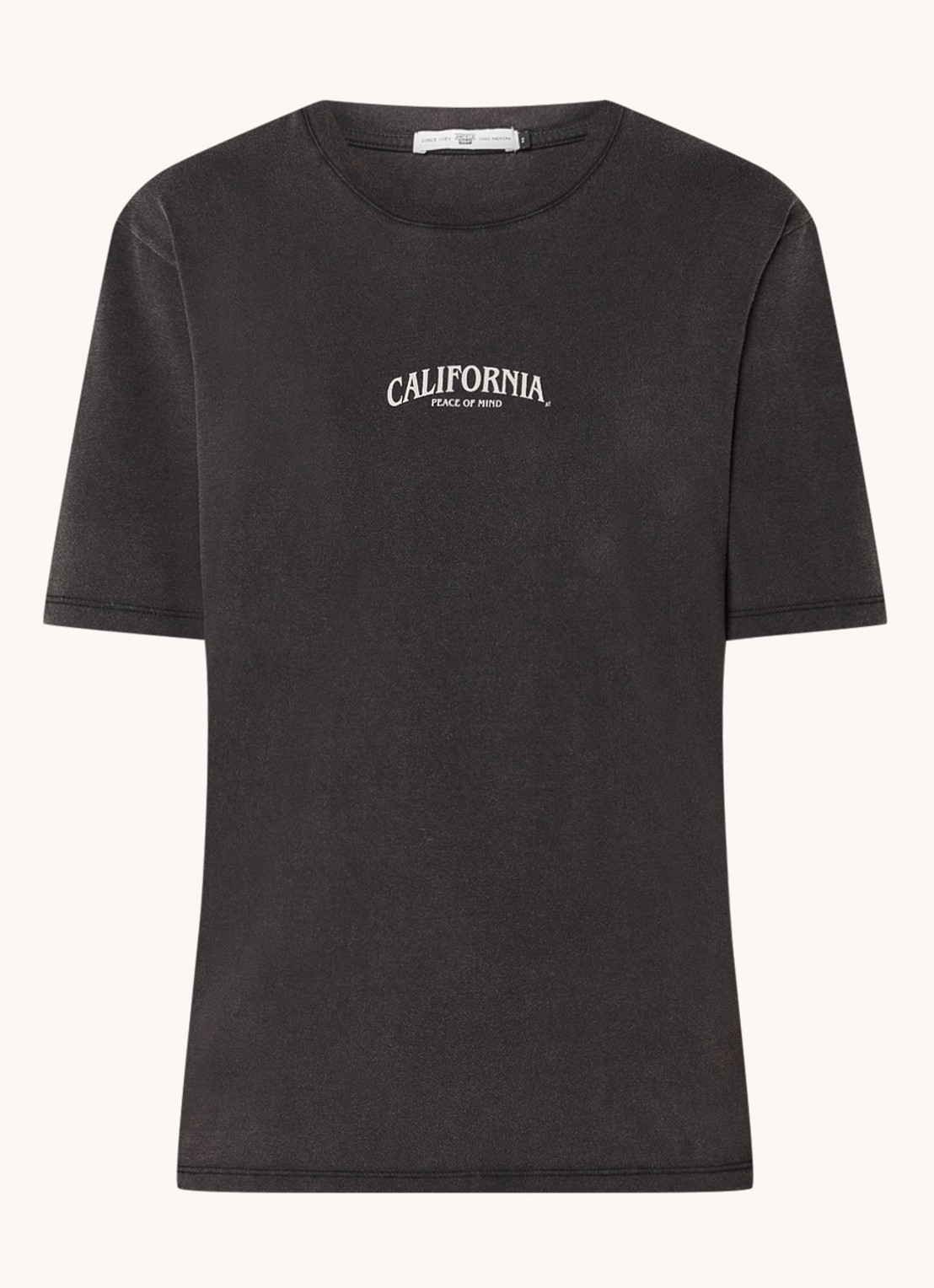 America Today Elle T-shirt met print - voorkant 4 middengrijs