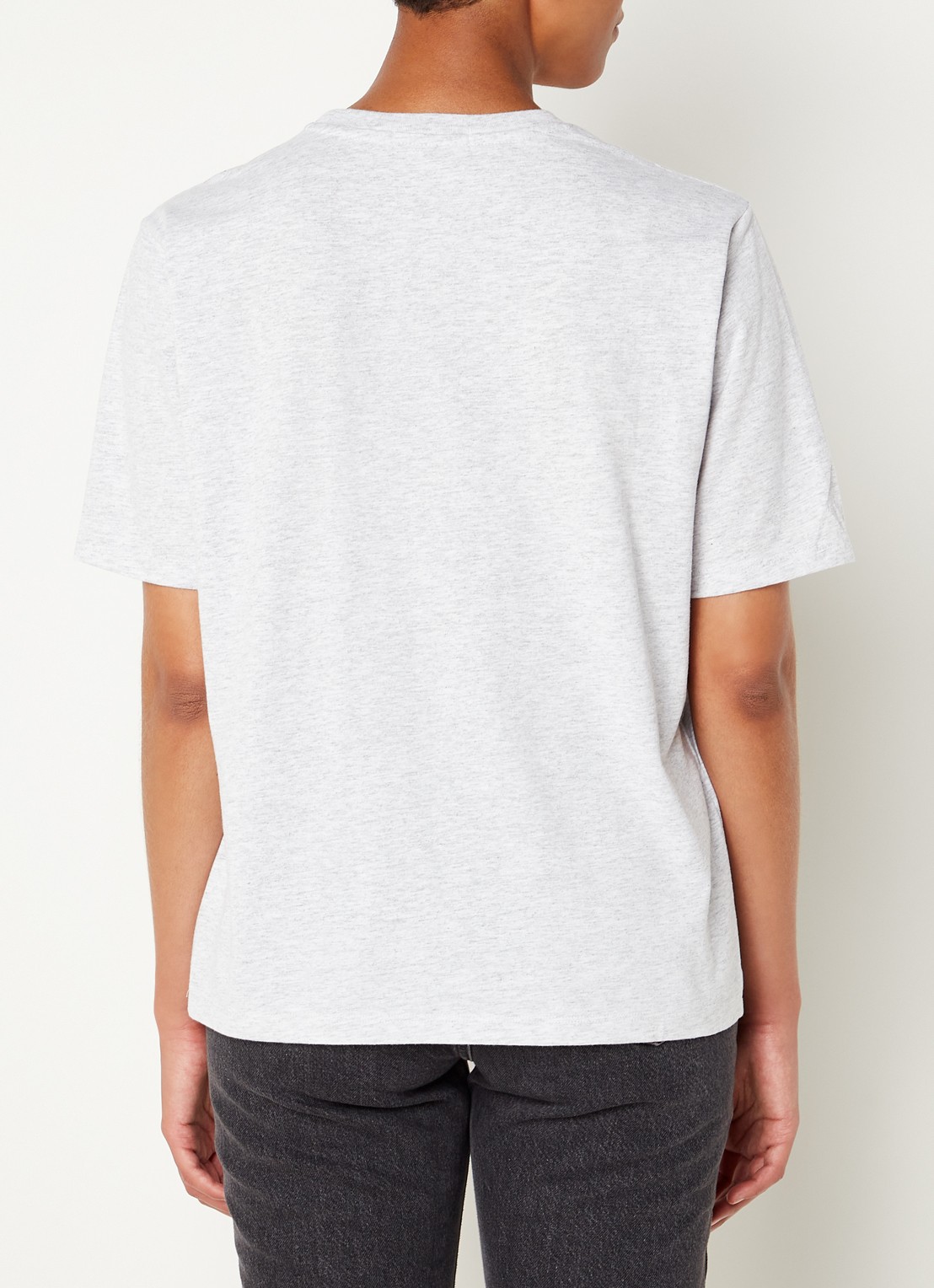 America Today Elle T-shirt met print - achterkant lichtgrijs