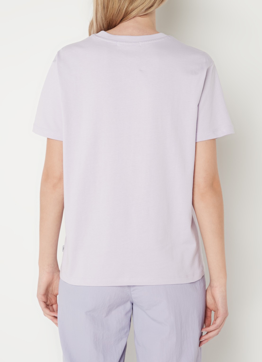 America Today Emily T-shirt met tekstprint - achterkant lila