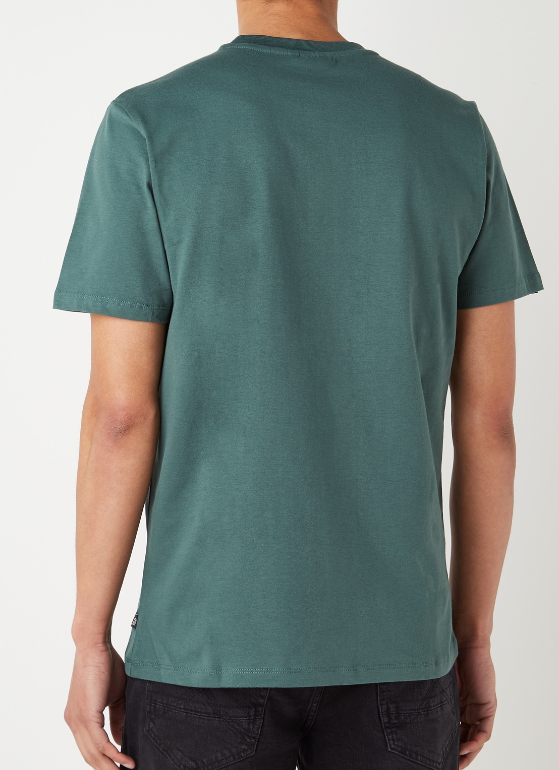 America Today Eric T-shirt van katoen - achterkant 2 groen