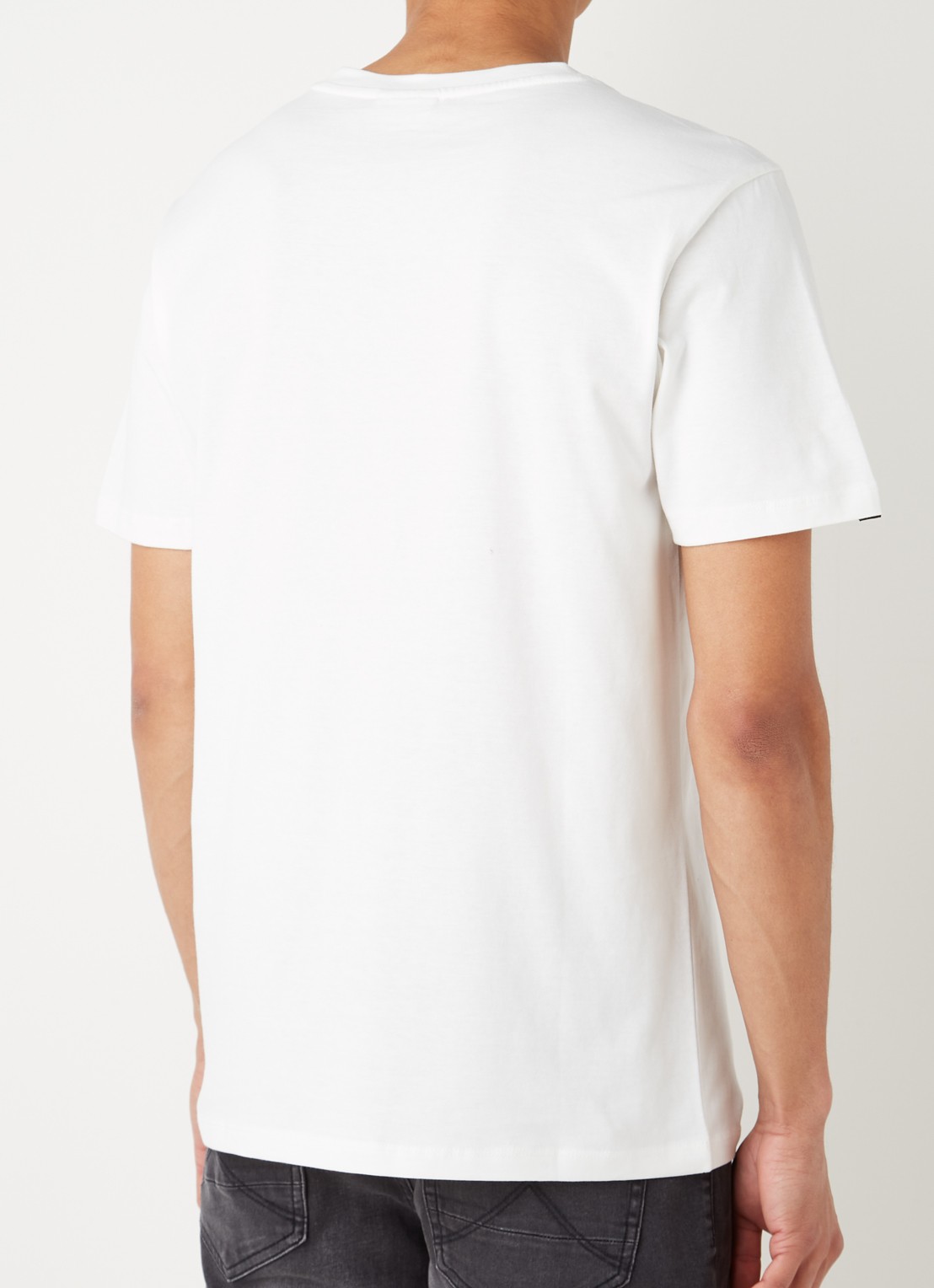 America Today Eric T-shirt van katoen - achterkant 2 wit