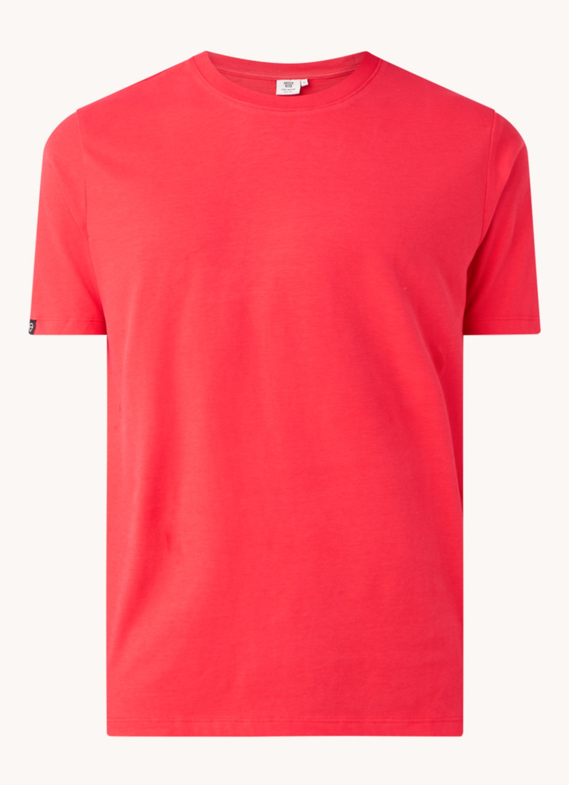 America Today Eric T-shirt van katoen - voorkant steenrood