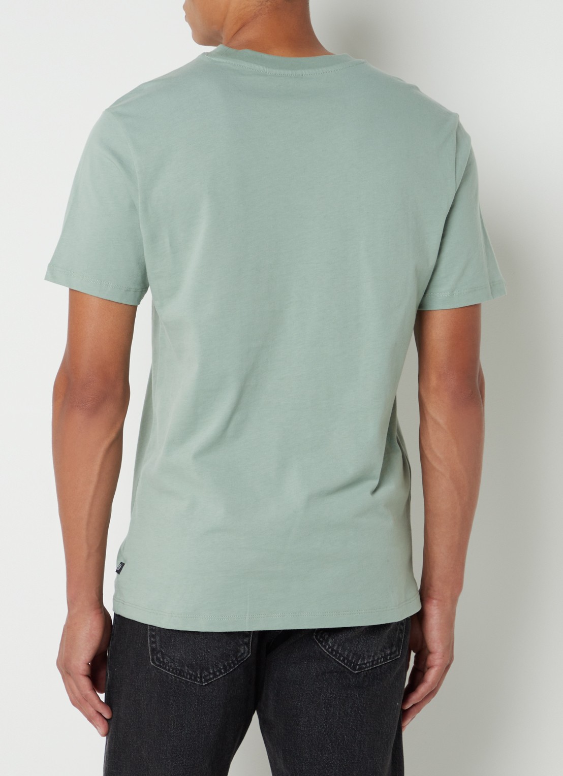 America Today Eric T-shirt van katoen - achterkant 2 lichtgroen
