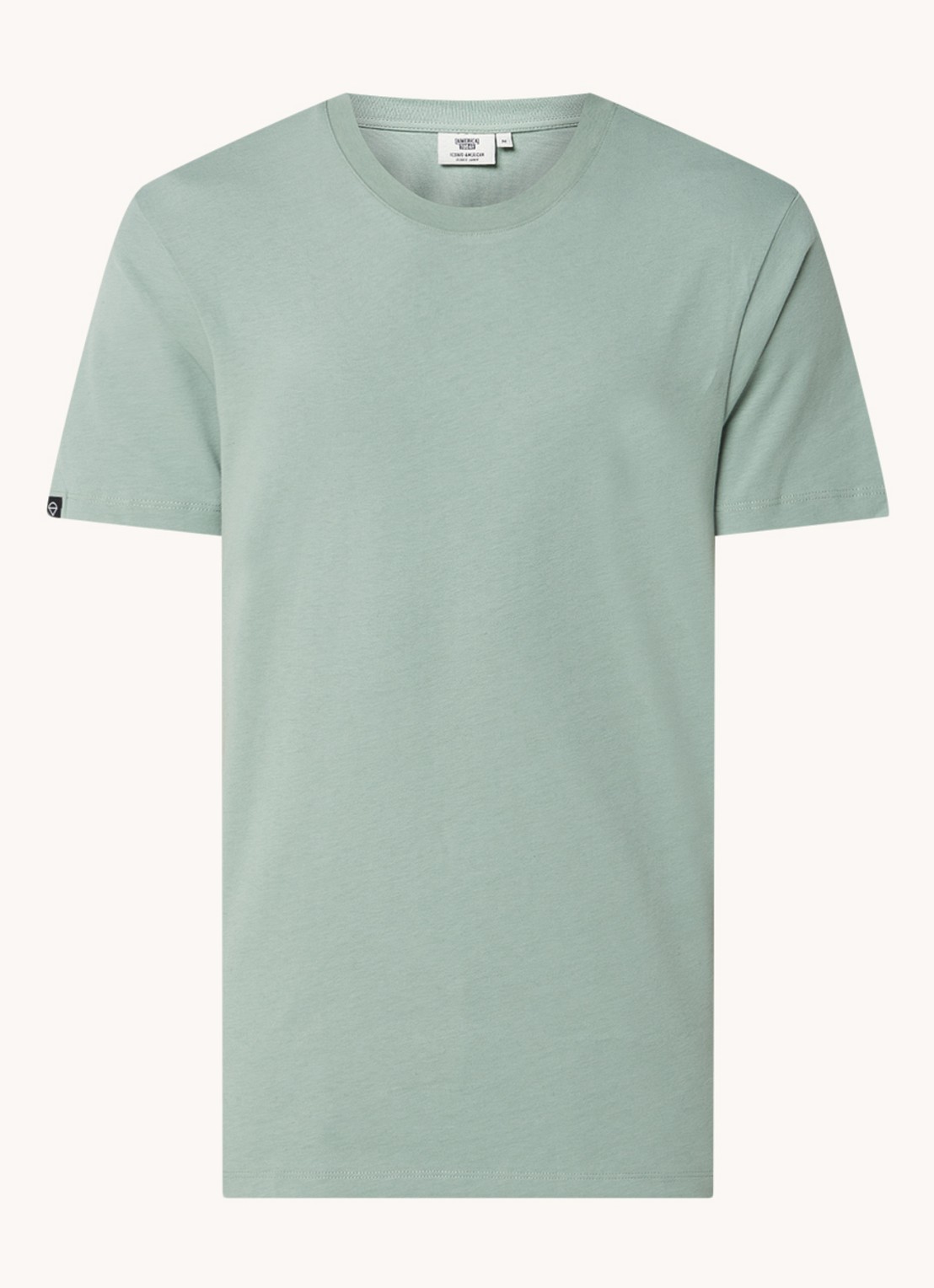 America Today Eric T-shirt van katoen - voorkant 3 lichtgroen