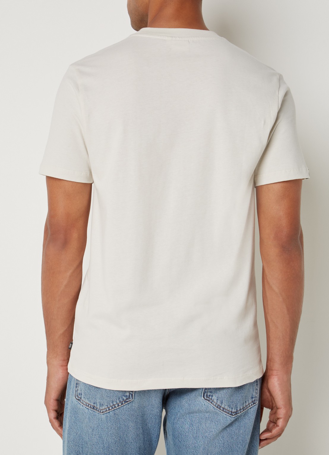 America Today Eric T-shirt van katoen - achterkant 2 beige