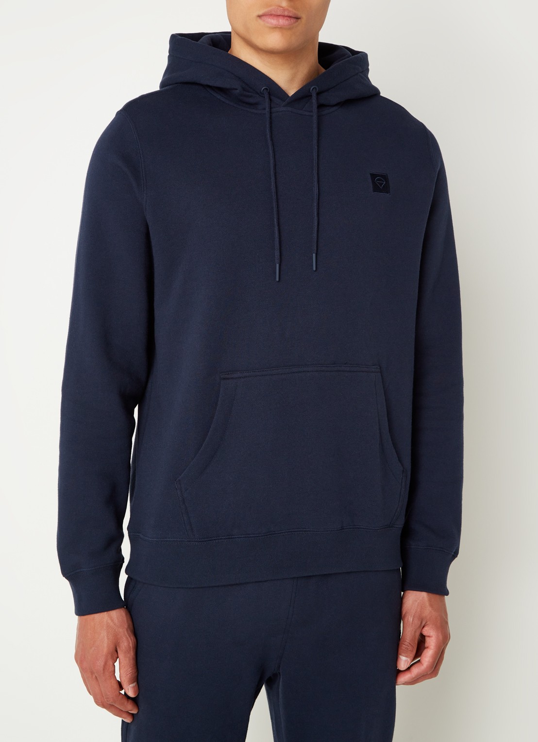 America Today Sanford hoodie met logoborduring - detail 2 blauw