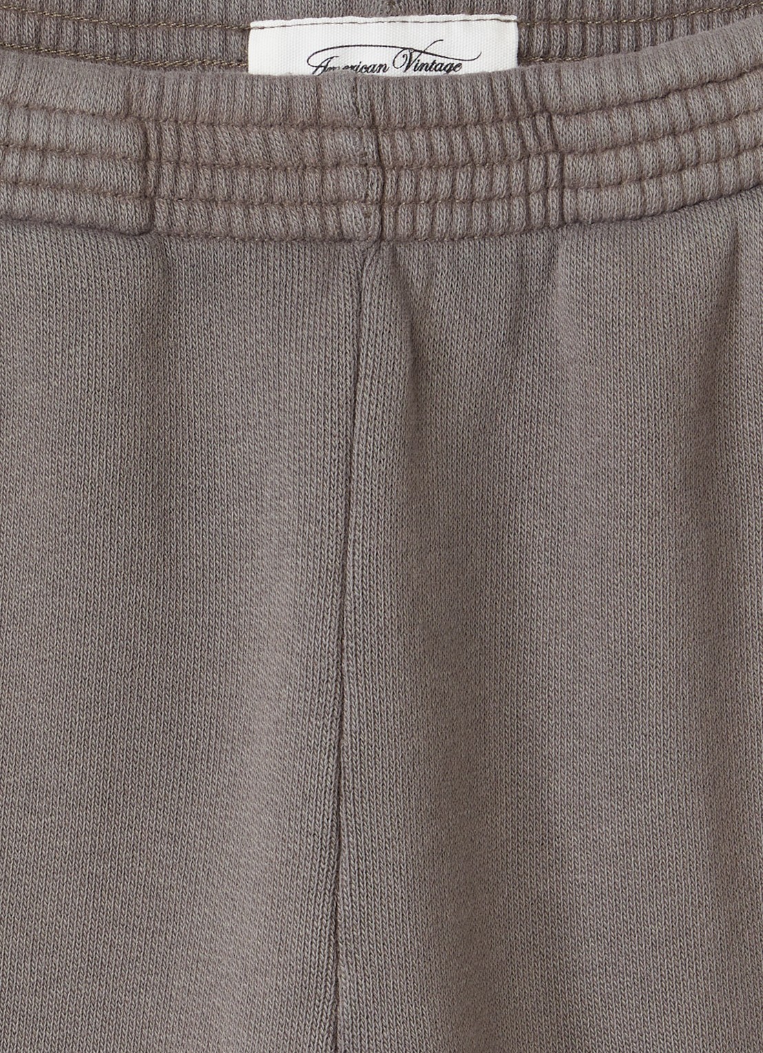 American Vintage Izubird tapered fit joggingbroek met logo - detail 3 lichtbruin