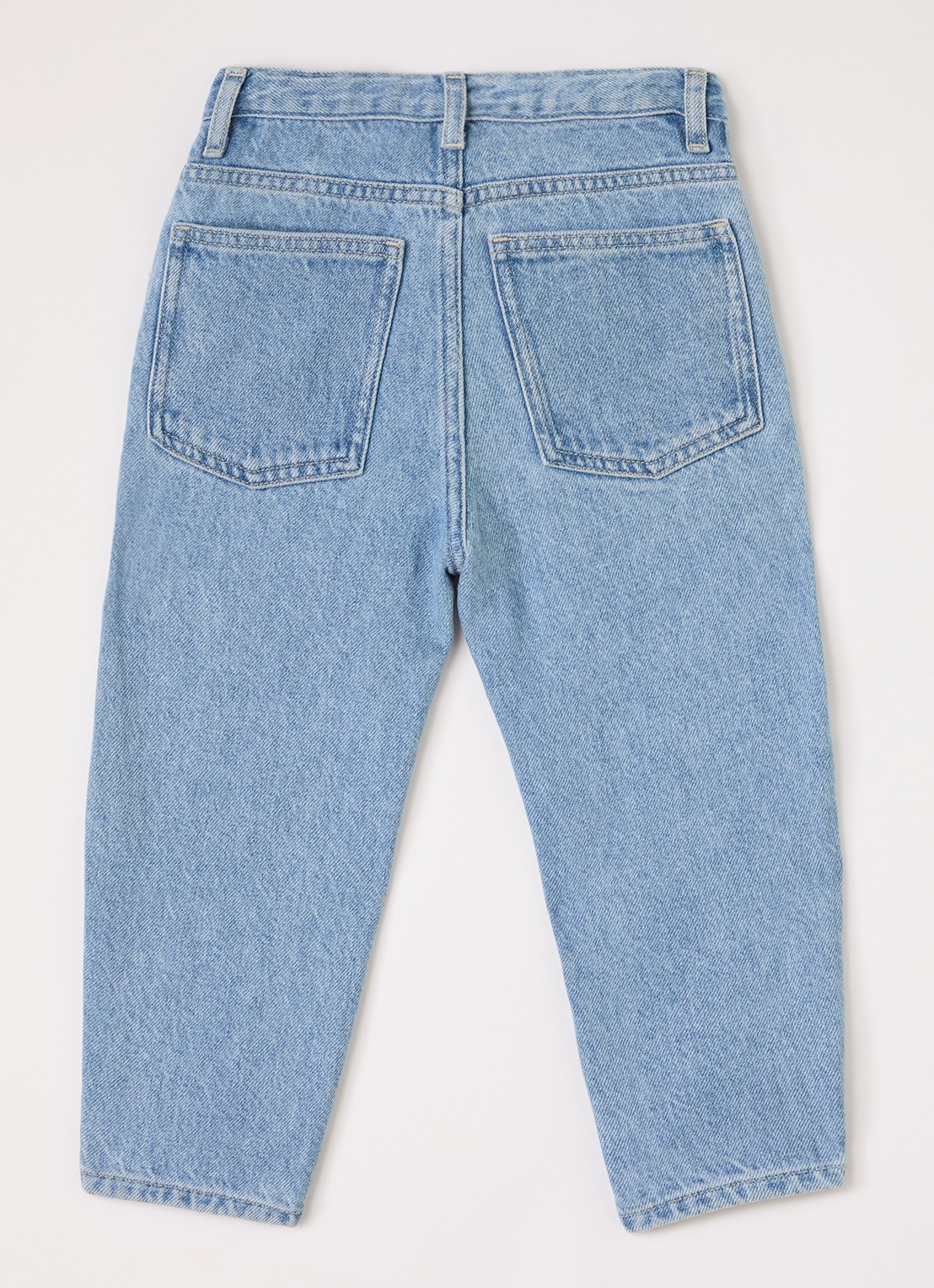 American Vintage Joybird regular fit jeans met lichte wassing - voorkant 2 indigo