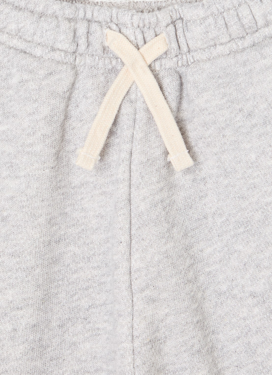 American Vintage Kodytown tapered fit joggingbroek met steekzakken  - detail lichtgrijs