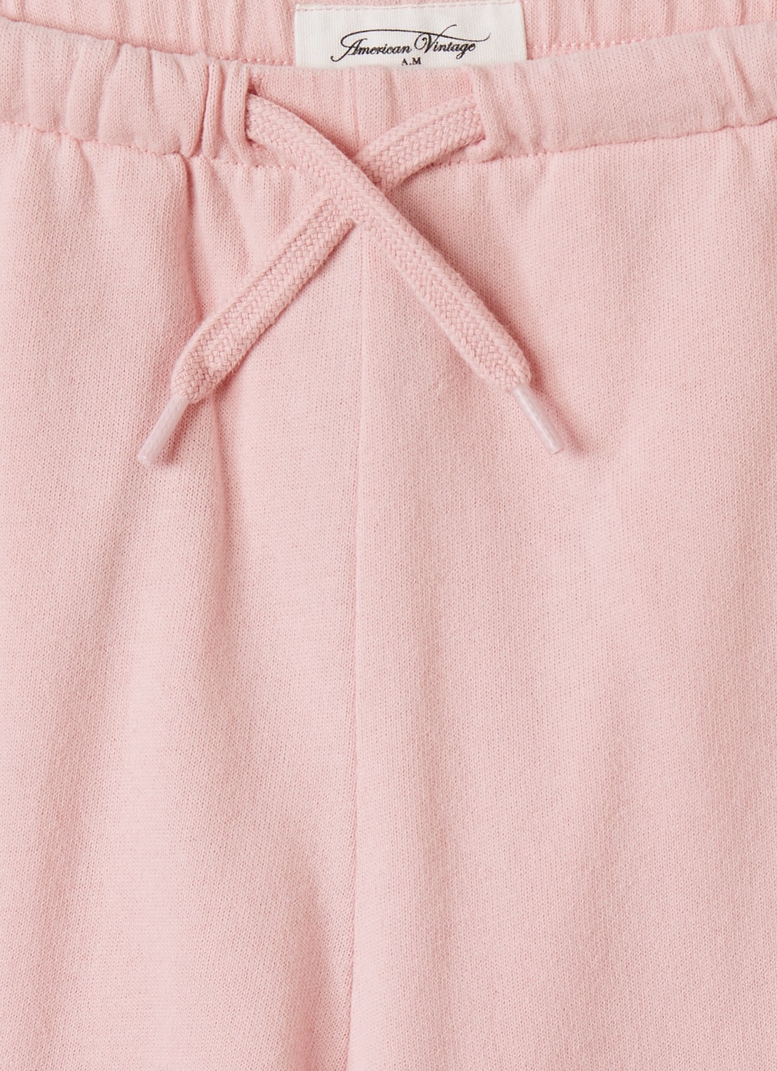 American Vintage Yko wide fit joggingbroek met logo - detail 5 roze