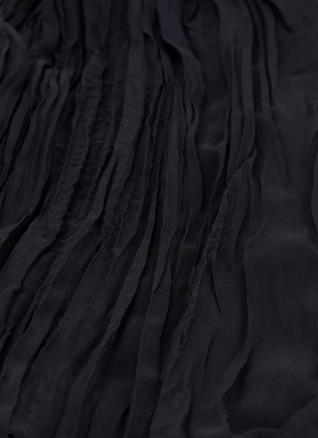AMI Paris Crumples Gavroche sjaal - detail zwart