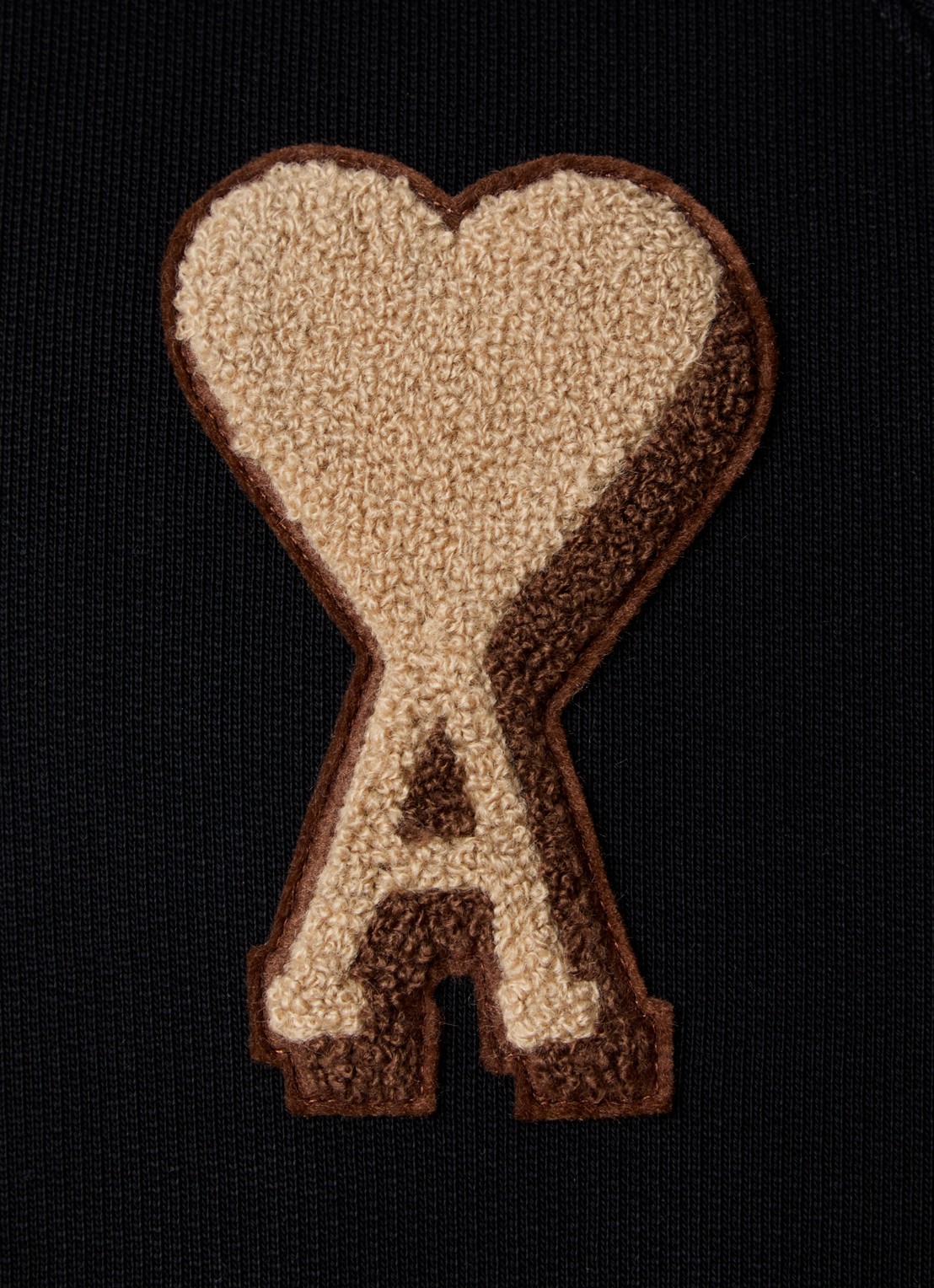 AMI Paris Hoodie met logo - detail 5 zwart