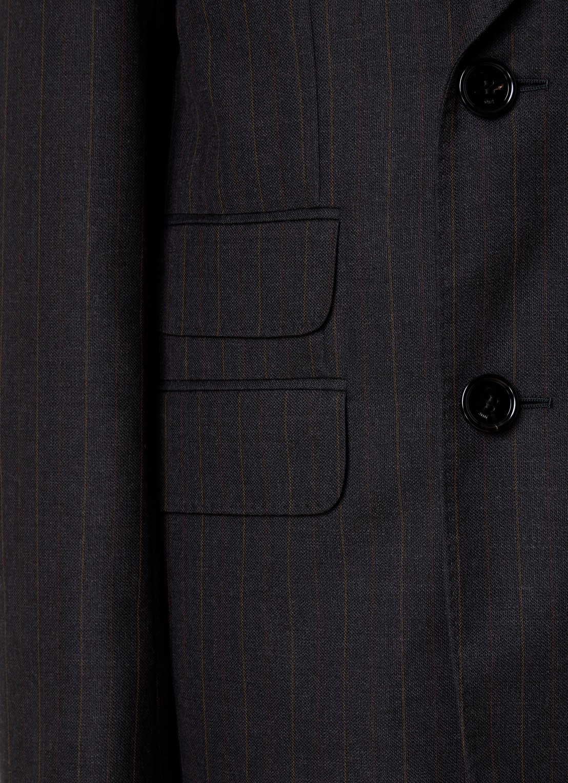 AMI Paris Regular fit colbert met klepzakken - detail 5 zwart