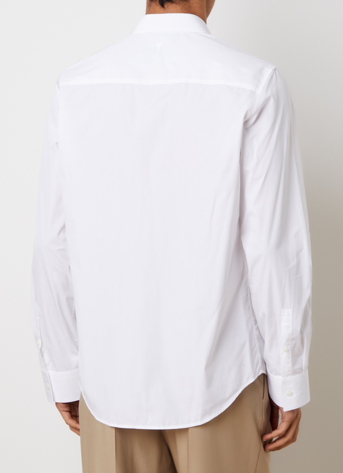 AMI Paris Regular fit overhemd met kraag - achterkant 5 wit