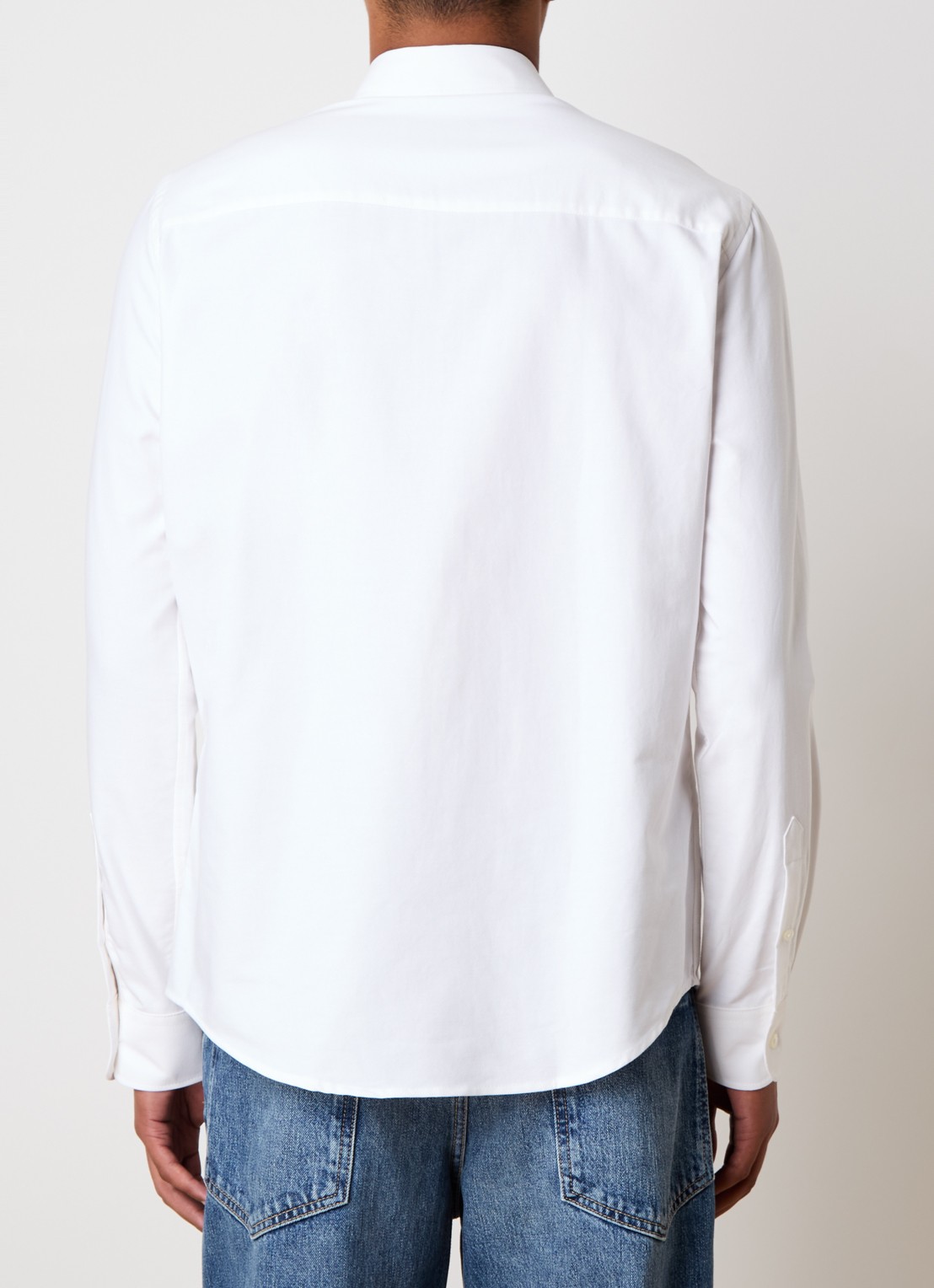AMI Paris Regular fit overhemd met logo - achterkant wit