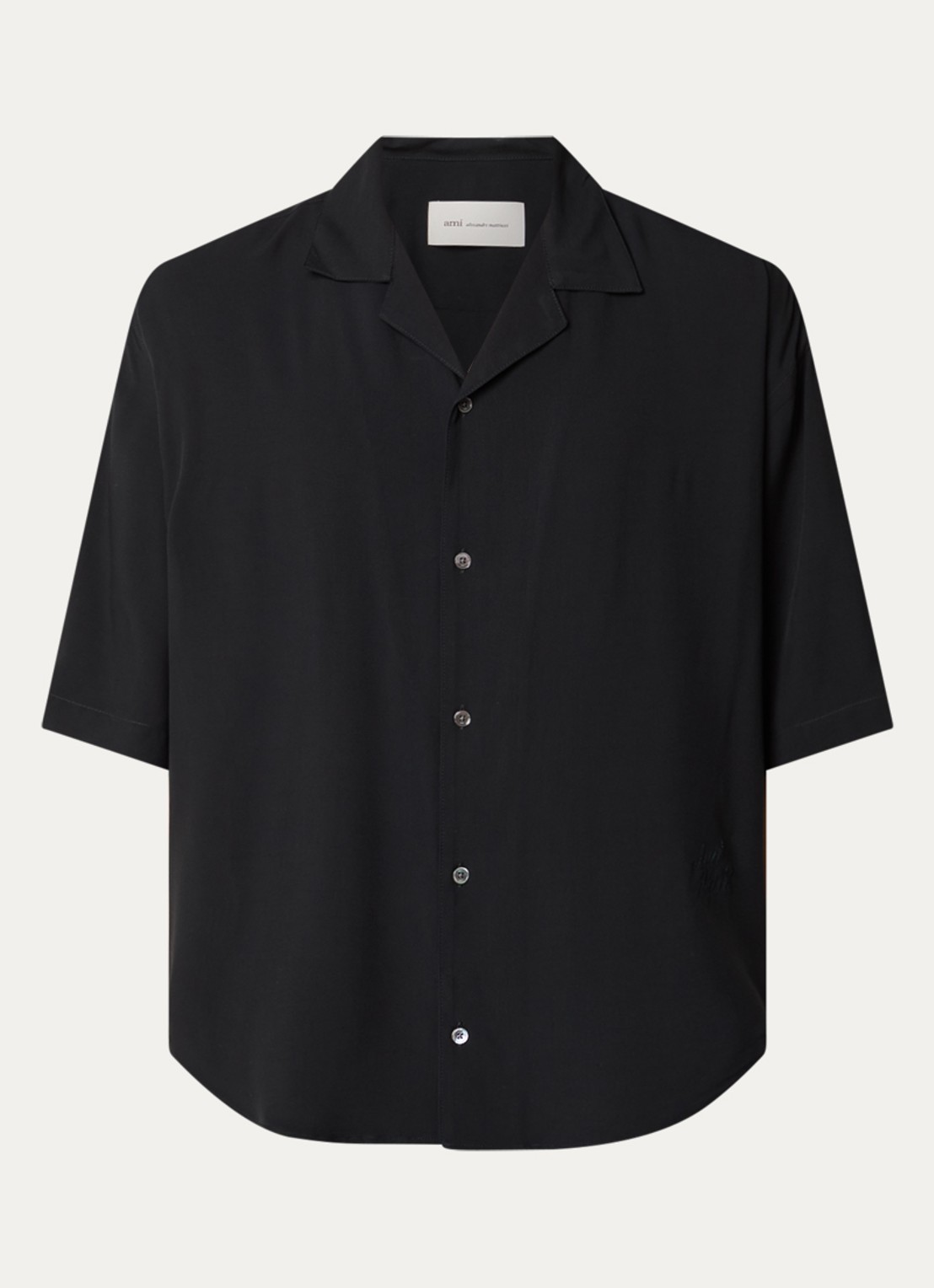 AMI Paris Regular fit overhemd - voorkant 3 zwart