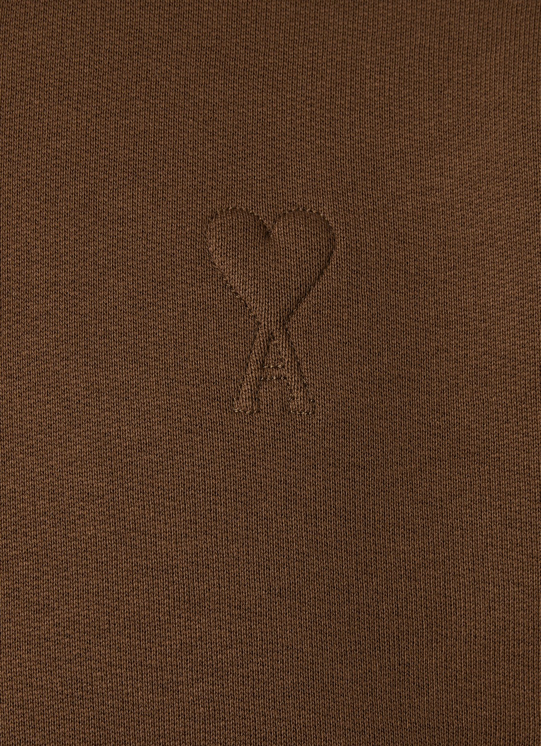 AMI Paris Sweater met logo - detail 2 bruin