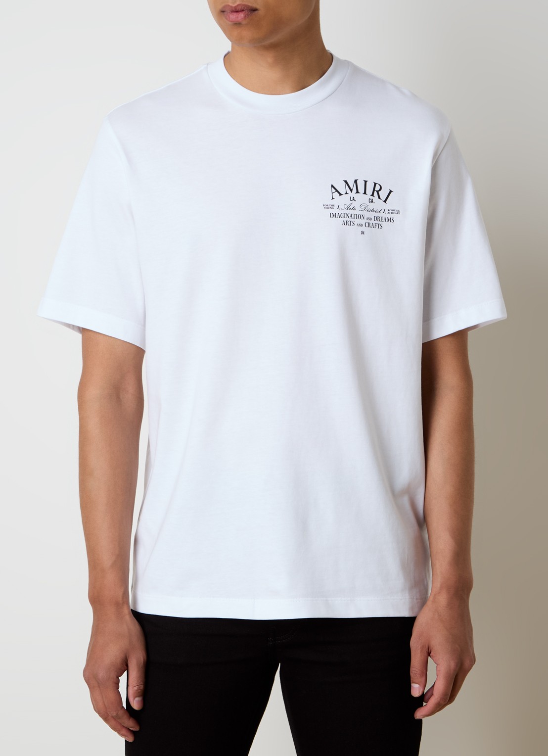 AMIRI Arts District T-shirt met logo - detail 3 wit