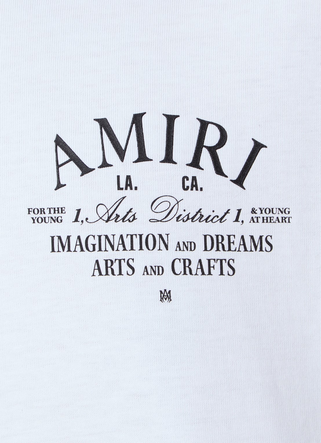 AMIRI Arts District T-shirt met logo - detail 4 wit