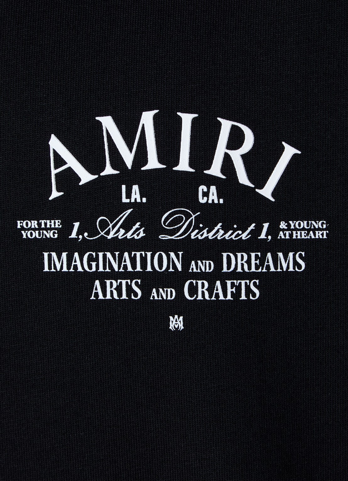 AMIRI Arts District T-shirt met logo - detail 2 zwart
