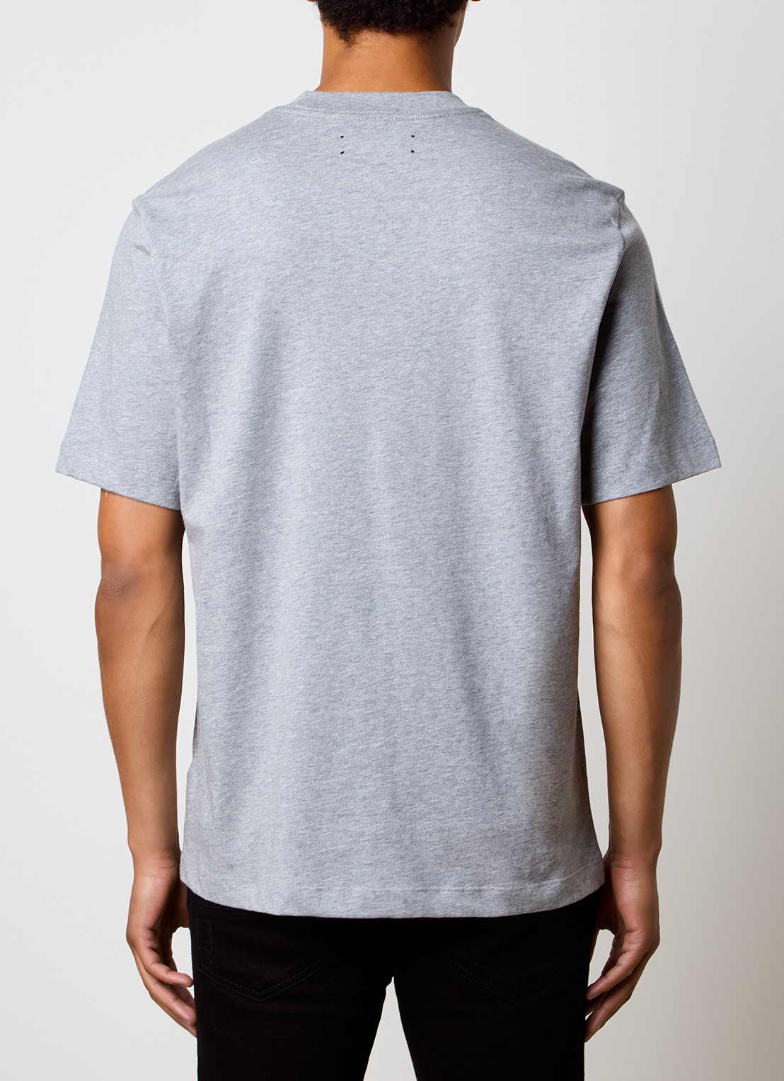 AMIRI Arts District T-shirt met logo - achterkant grijs