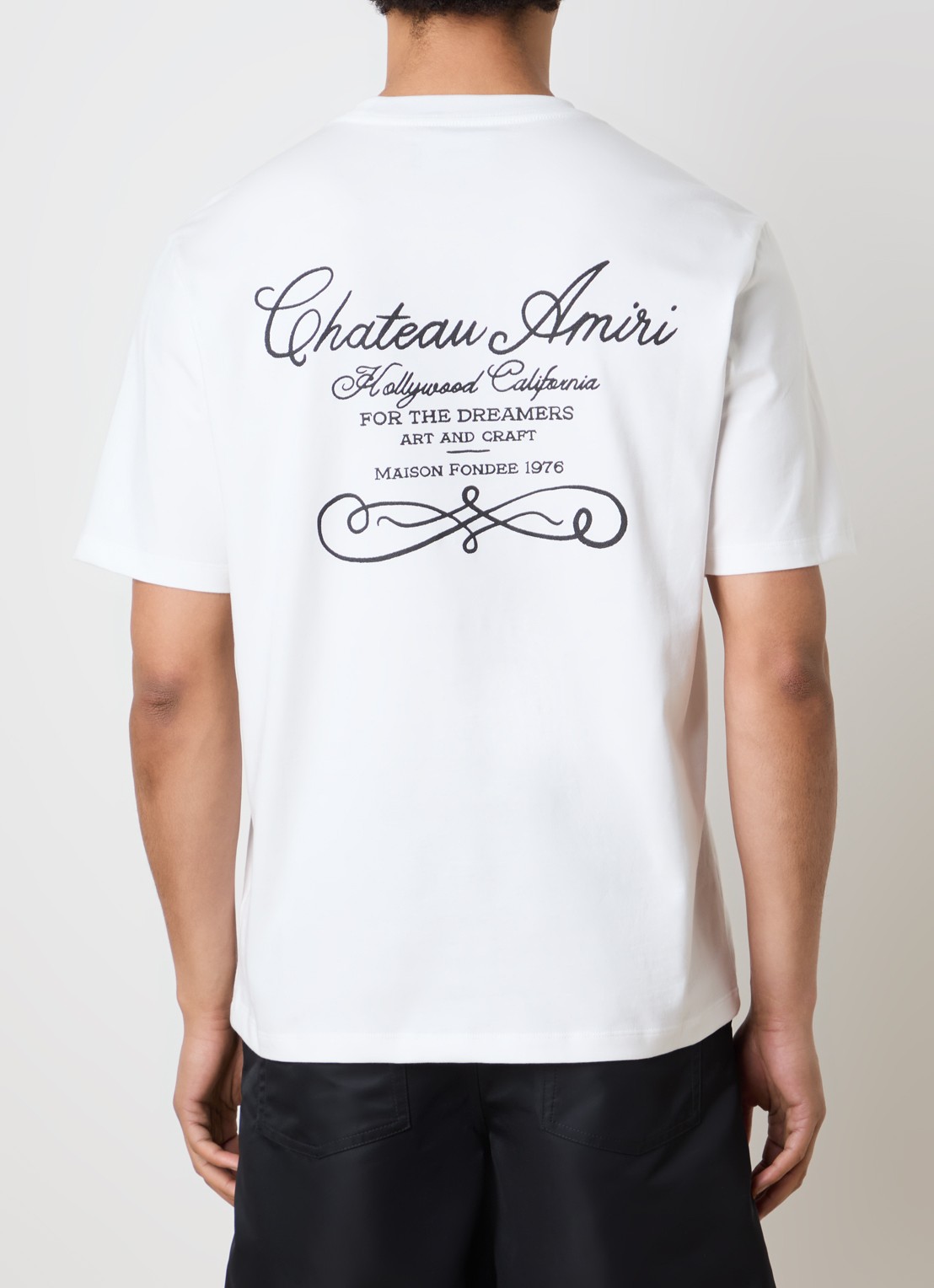 AMIRI Chateau T-shirt met print - detail 4 wit