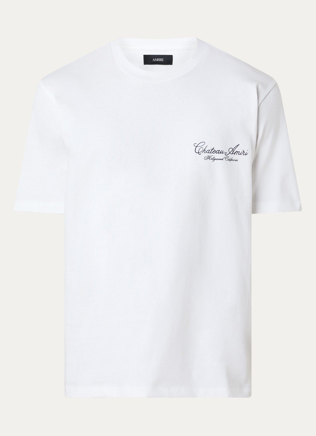 AMIRI Chateau T-shirt met print - voorkant wit