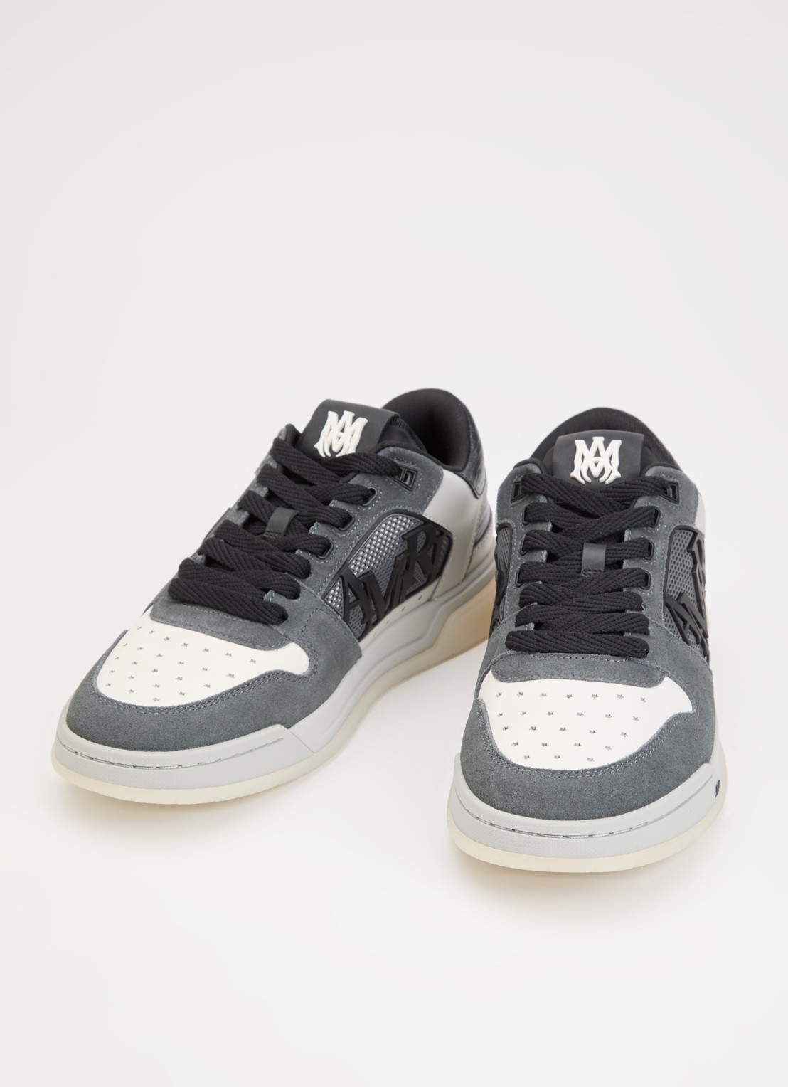AMIRI Classic Low sneaker van leer met details van suède - detail 3 zwart