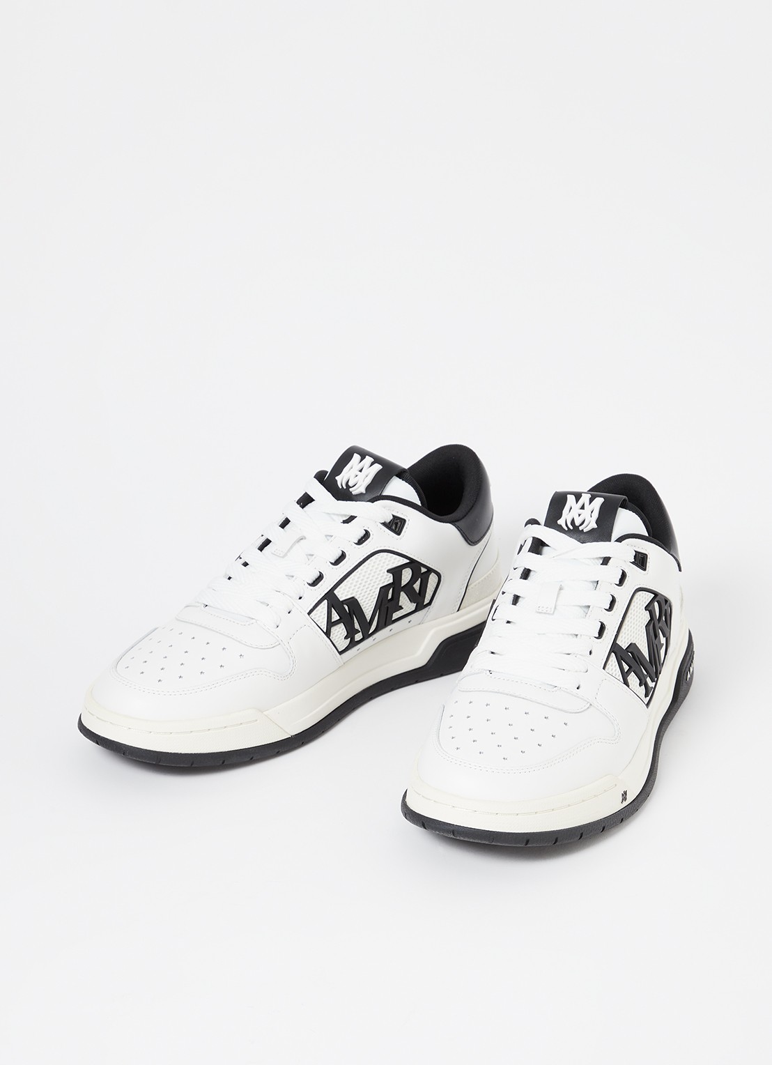 AMIRI Classic Low sneaker van leer met logo - detail wit