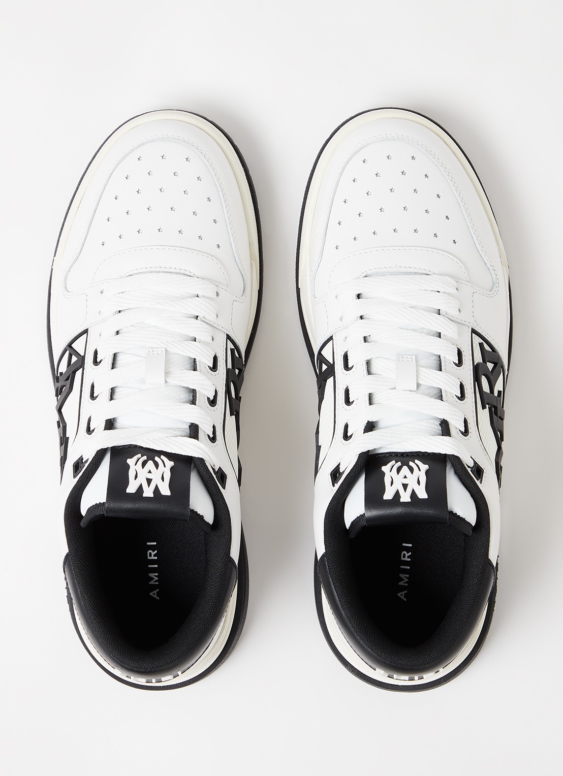 AMIRI Classic Low sneaker van leer met logo - detail 2 wit