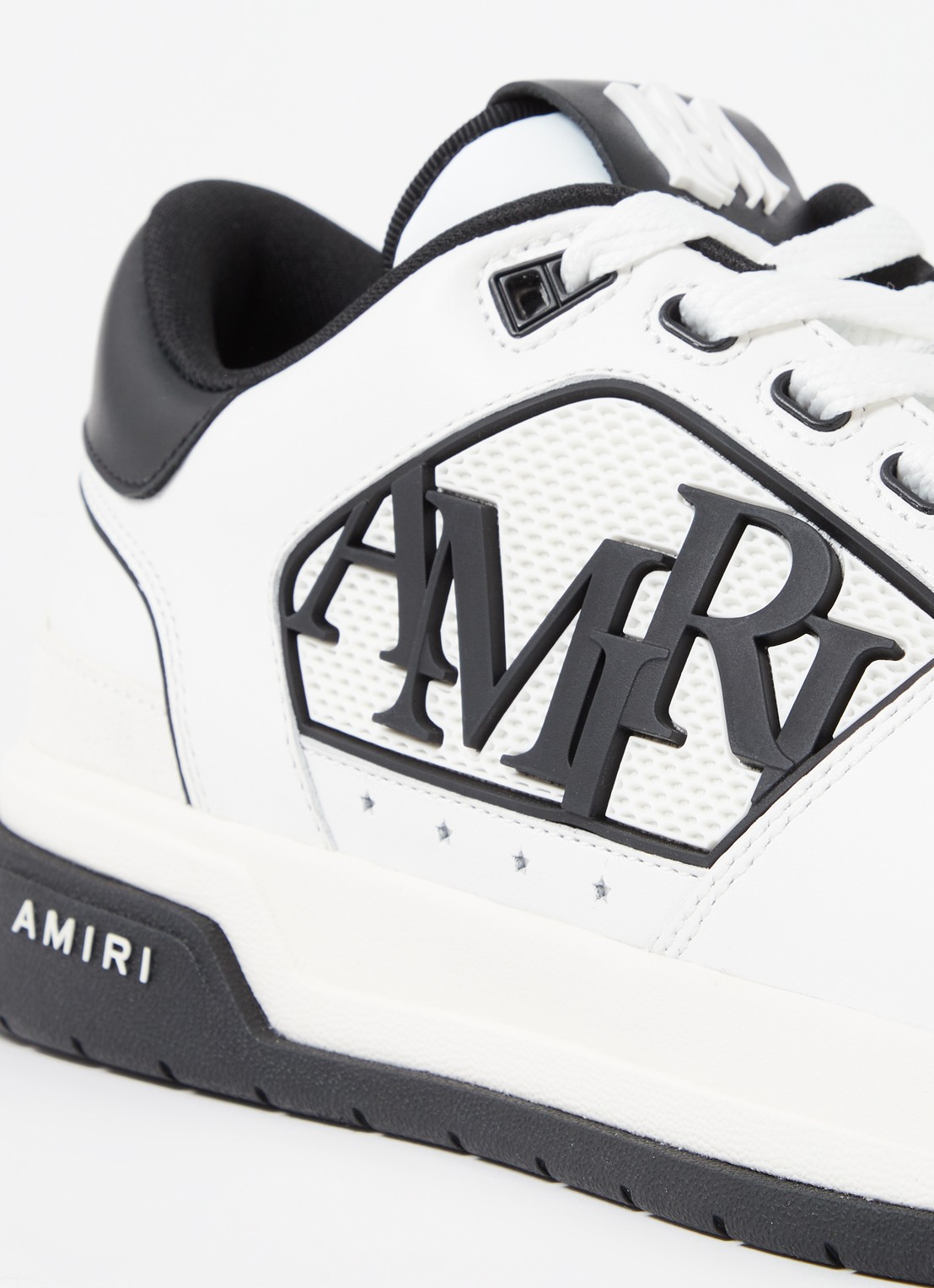 AMIRI Classic Low sneaker van leer met logo - detail 4 wit