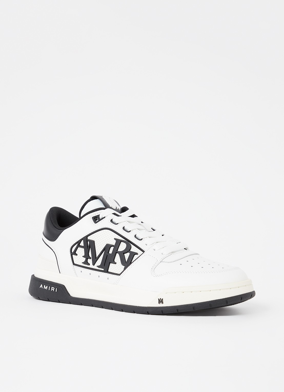 AMIRI Classic Low sneaker van leer met logo - voorkant 5 wit