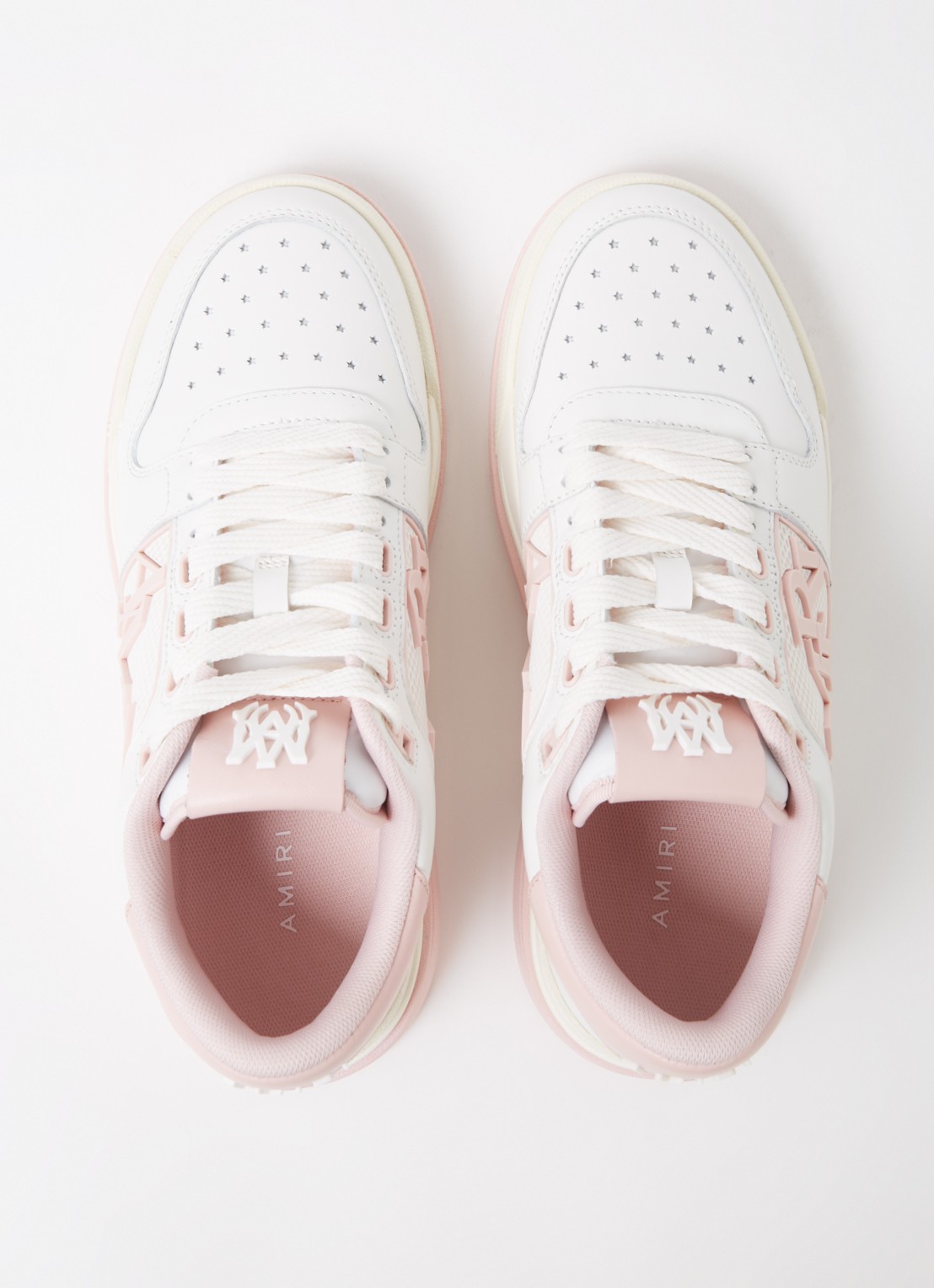 AMIRI Classic sneaker van leer met logo - detail 4 wit