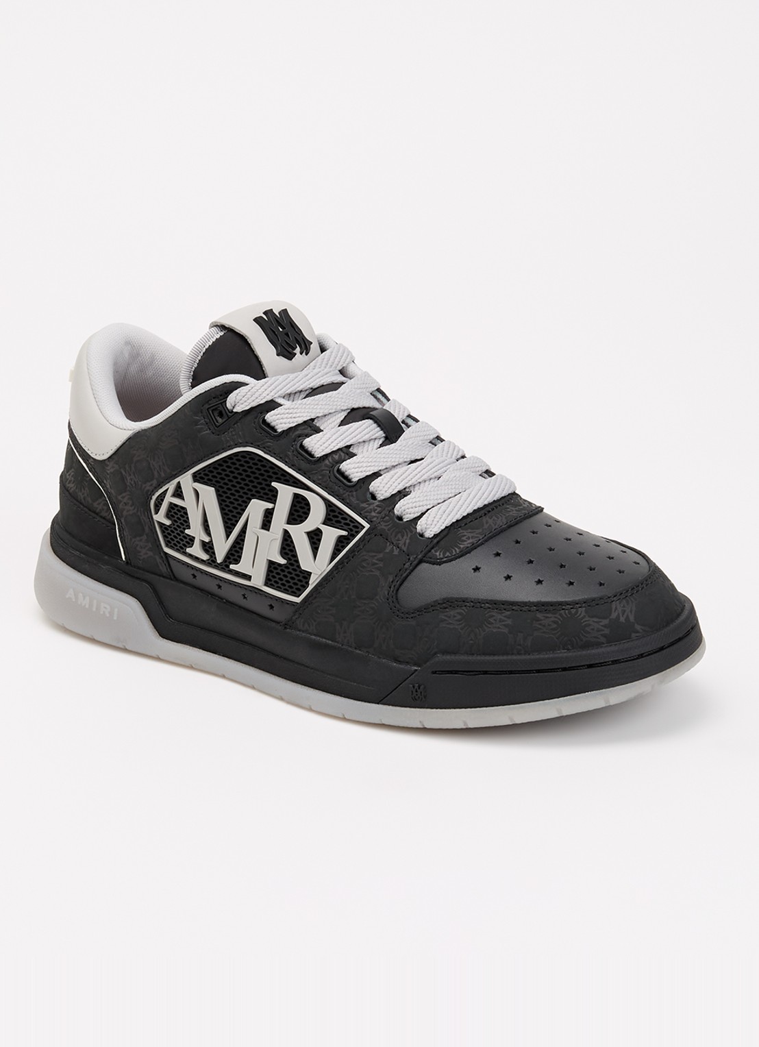 AMIRI Classic sneaker van leer - voorkant 2 zwart